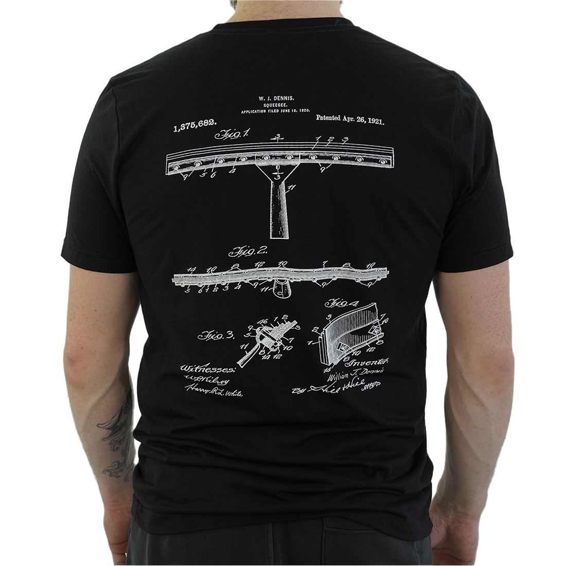 Squeegee Life Window Cleaning History T-Shirt - Funny Cleaning Crew Gift for Professional Window Washers & Janitors