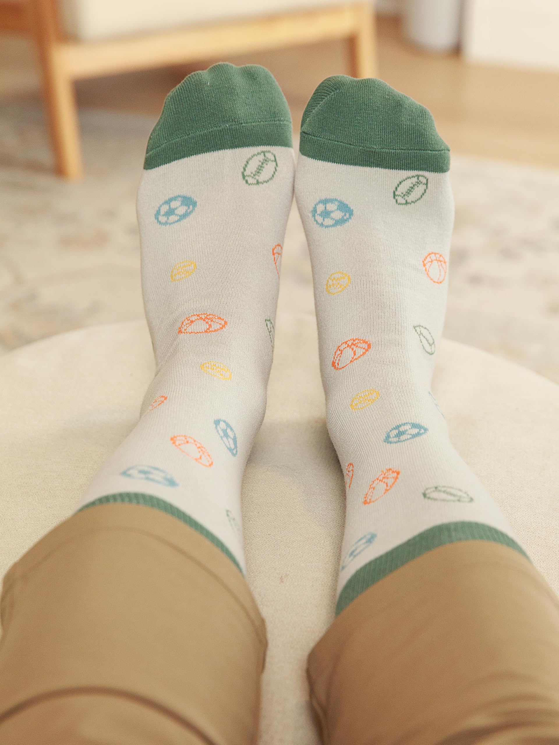 Funny Socks for Men with Dad Jokes - Comfortable Dress Socks for Groomsmen, Gifts for Dad from Daughter - Perfect for Weddings, Father's Day & Office Humor