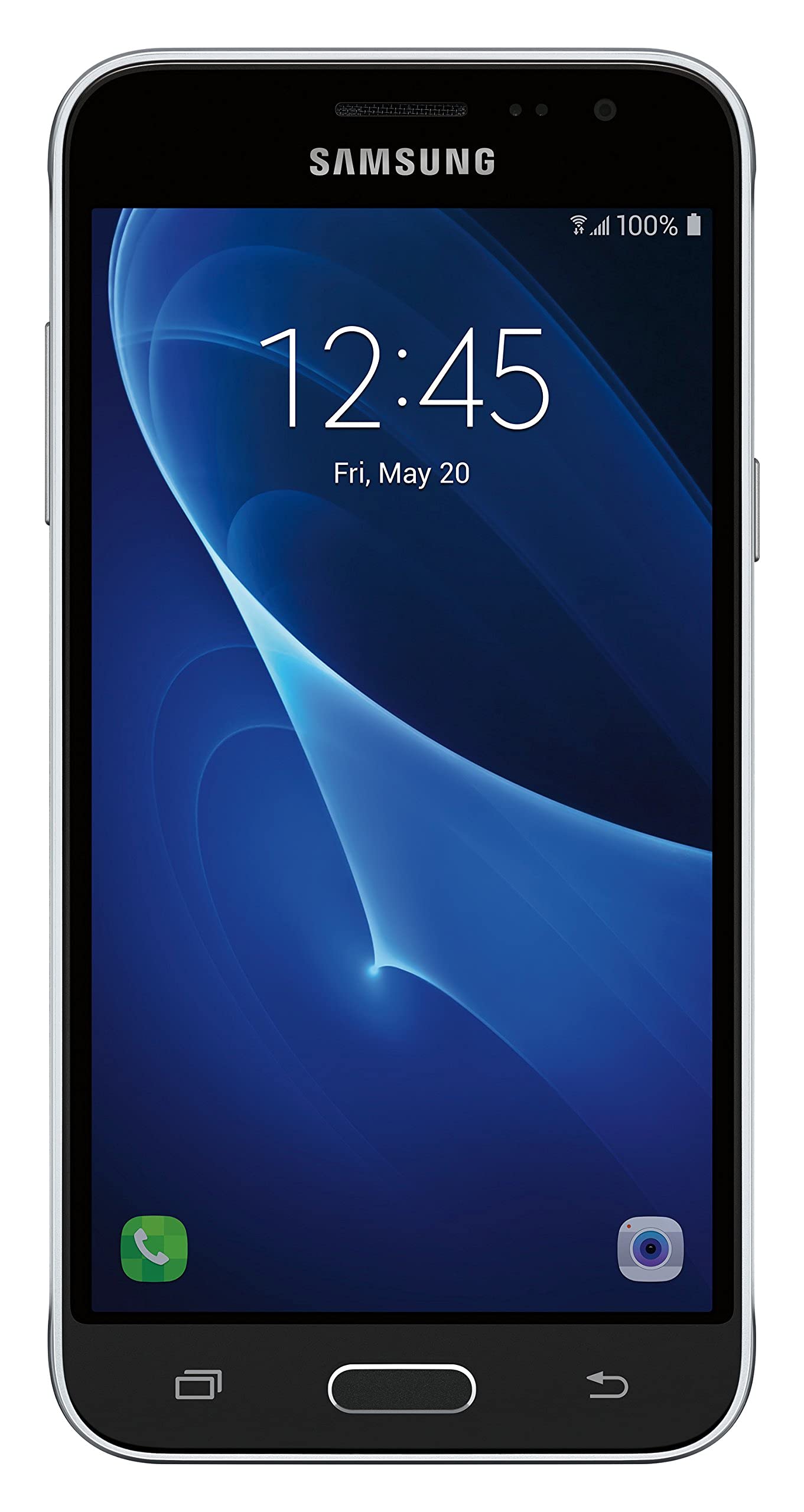 Refurbished Samsung Galaxy J3 (2018) J337A 16GB Unlocked Smartphone - AT&T 4G LTE, 8MP Camera, Black | Perfect for Travel, Backup Phone & Budget-Conscious Users