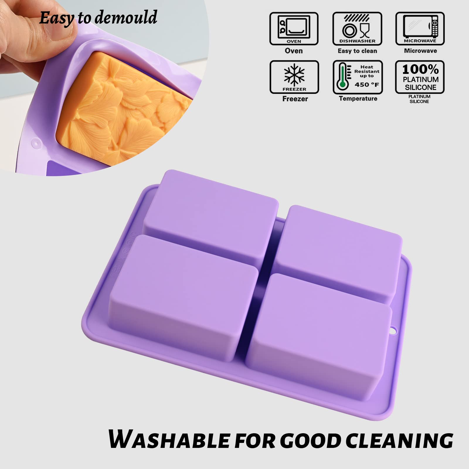 3D Flower Silicone Molds for Soap, Chocolate & DIY Crafts - Home Decor & Gifts