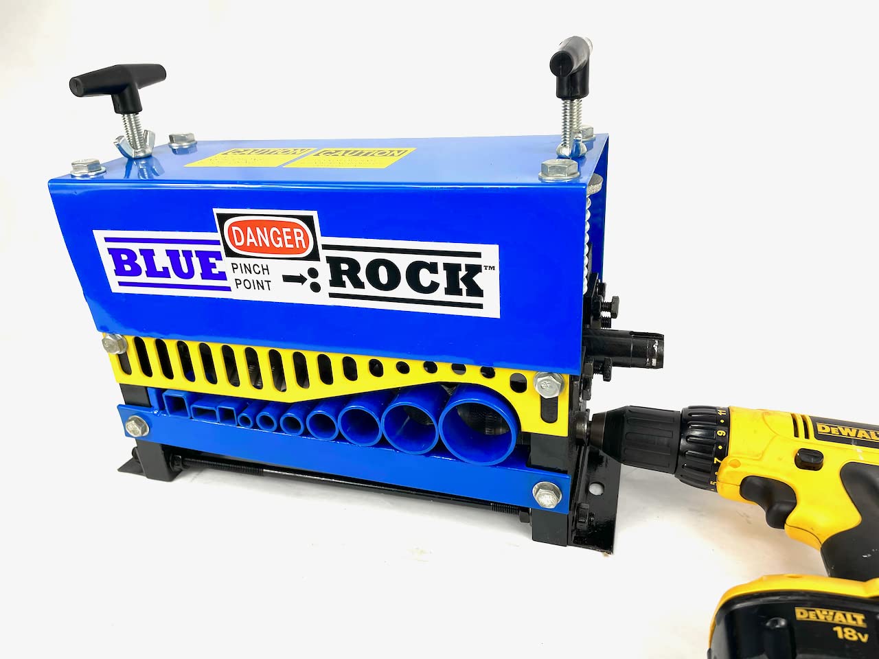 BLUEROCK Tools MWS-808D STRiPiNATOR Manual Wire Stripping Machine - Professional Wire Stripper for Electrical Work, DIY Projects & Home Repairs