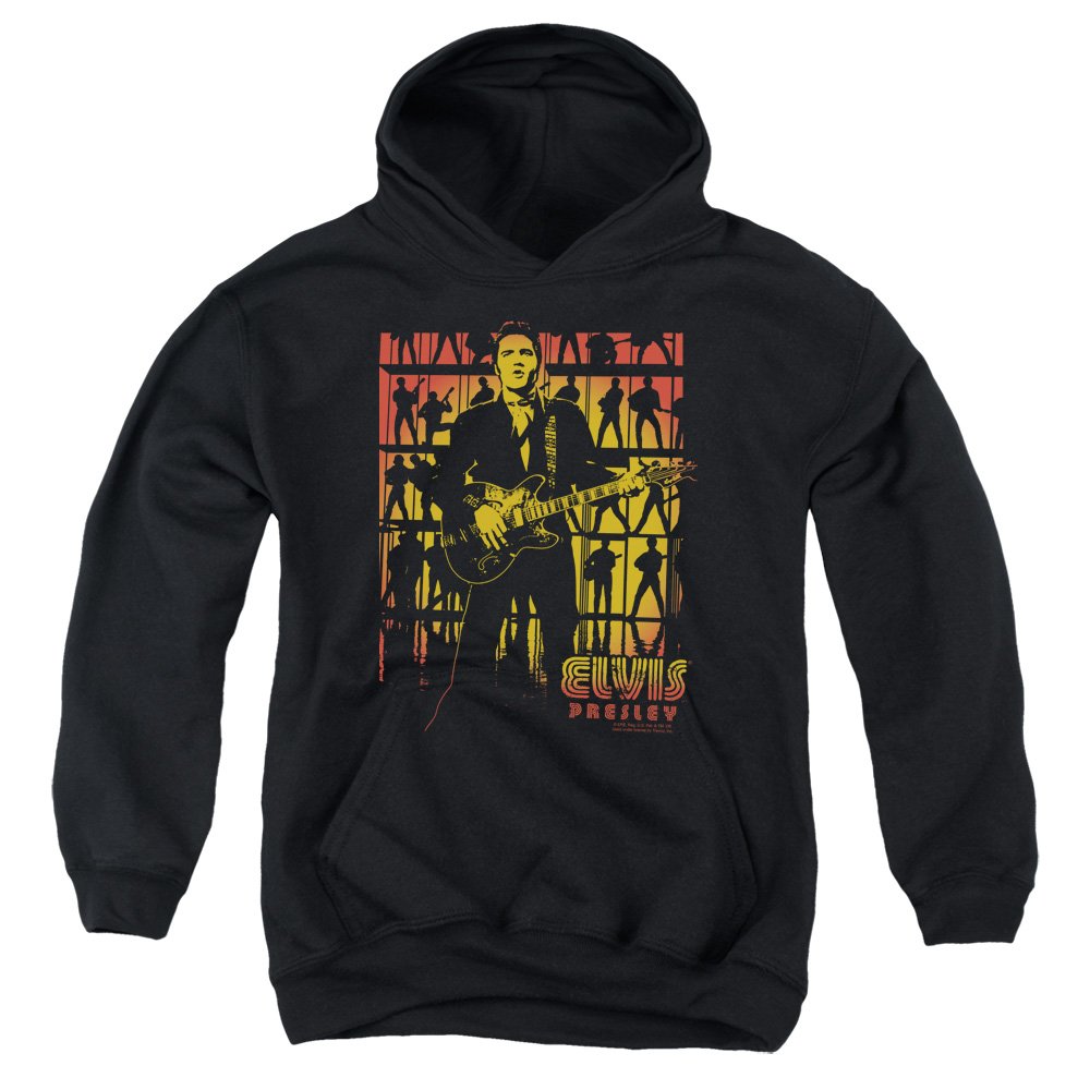 Elvis Presley Vintage Retro Pullover Hoodie - 70s Rock Music Merchandise for Men & Women - Perfect for Concerts, Halloween & Casual Wear