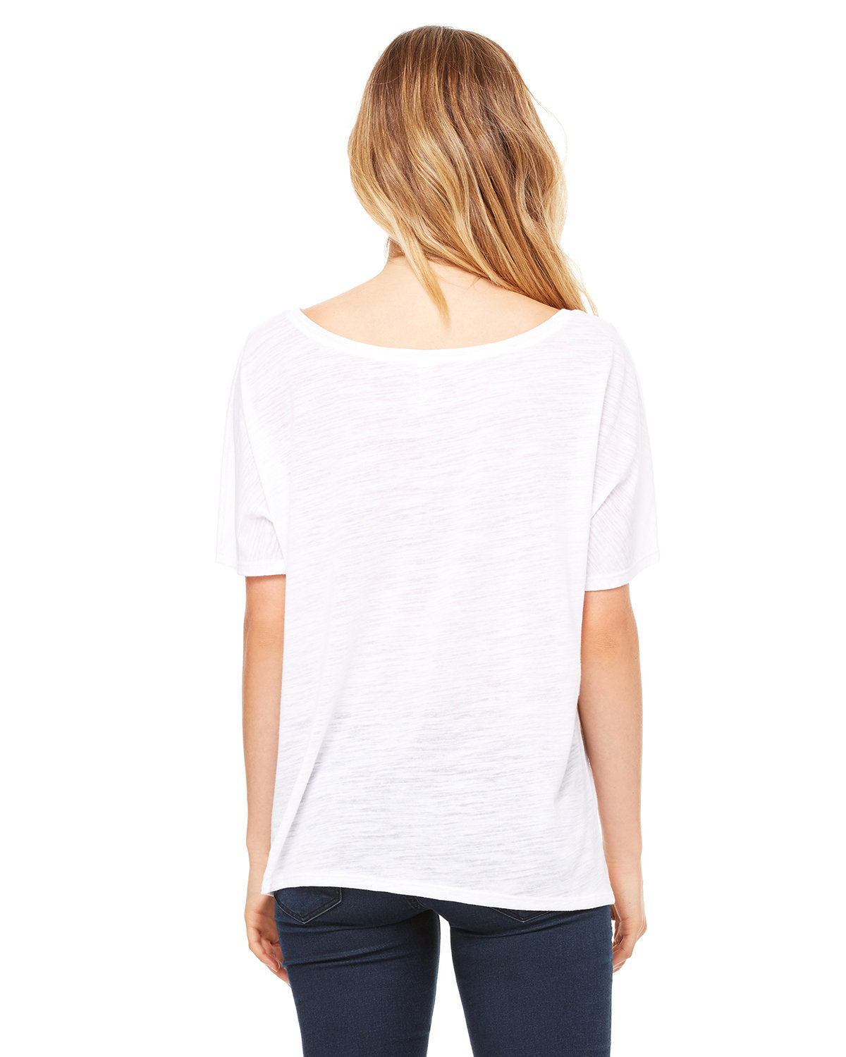 Bella + Canvas 8816 Women's Slouchy Scoop Neck T-Shirt - Soft Comfort Fit Casual Tee for Everyday Wear, Lounge & Street Style