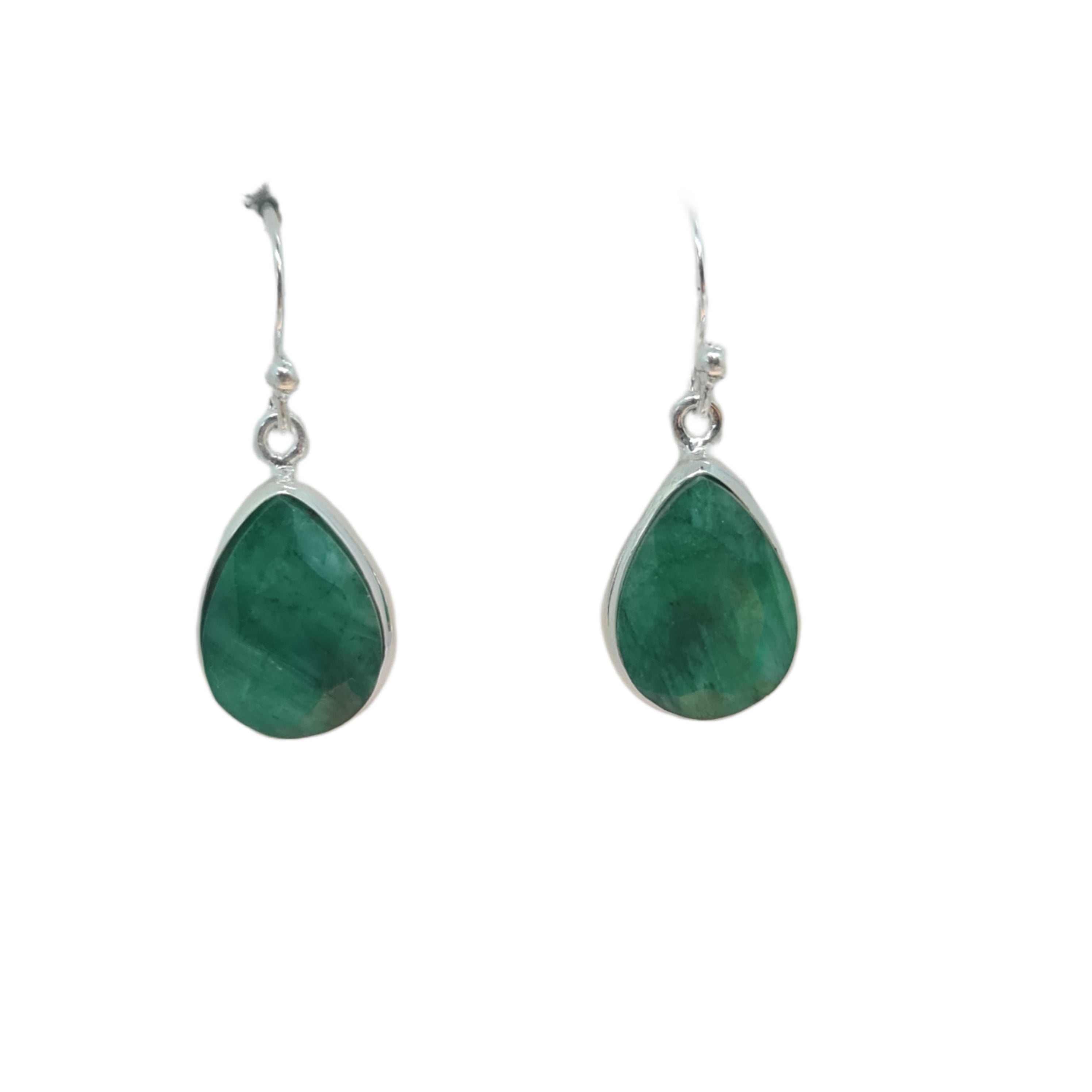 Exquisite Indian Emerald Drop Earrings - Elegant Tear Drop Design for Women | Perfect for Weddings, Parties & Special Occasions