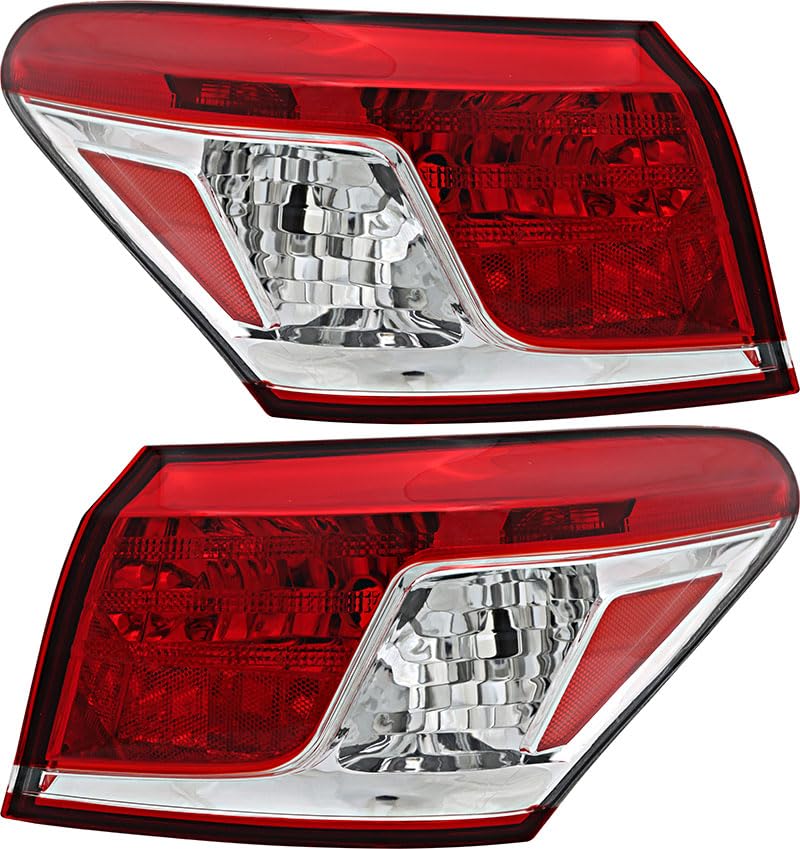 Lexus ES350 Tail Lights Lamps Set - Left & Right Pair for 2010-2011 Models | Durable Replacement for Driver & Passenger Side | Perfect for Night Driving, Car Upgrades & Safety Enhancement