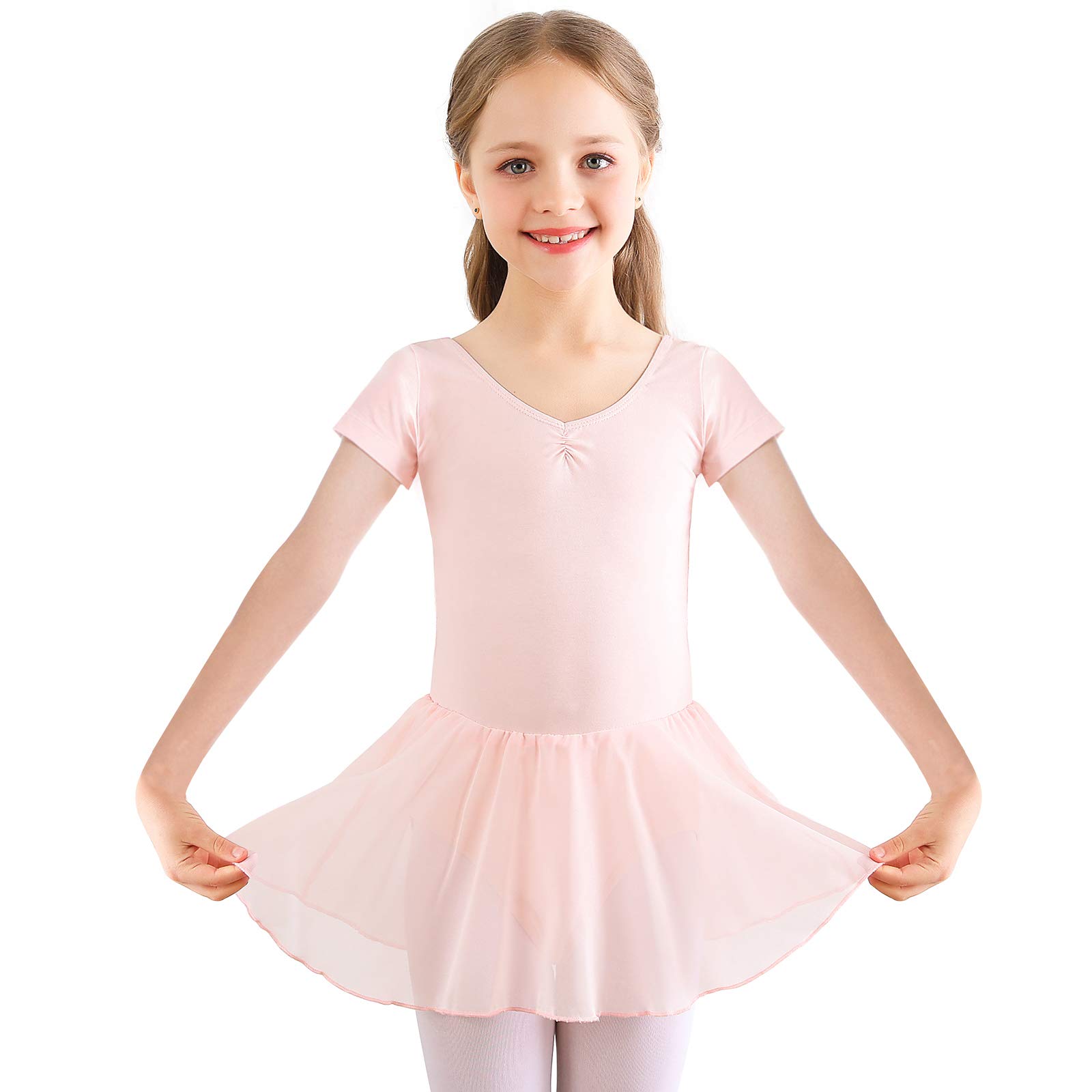 Bezioner Ballet Dance Leotards & Skirts for Girls - Toddler Dance Costume Outfit for Kids - Perfect for Recitals, Performances & Practice