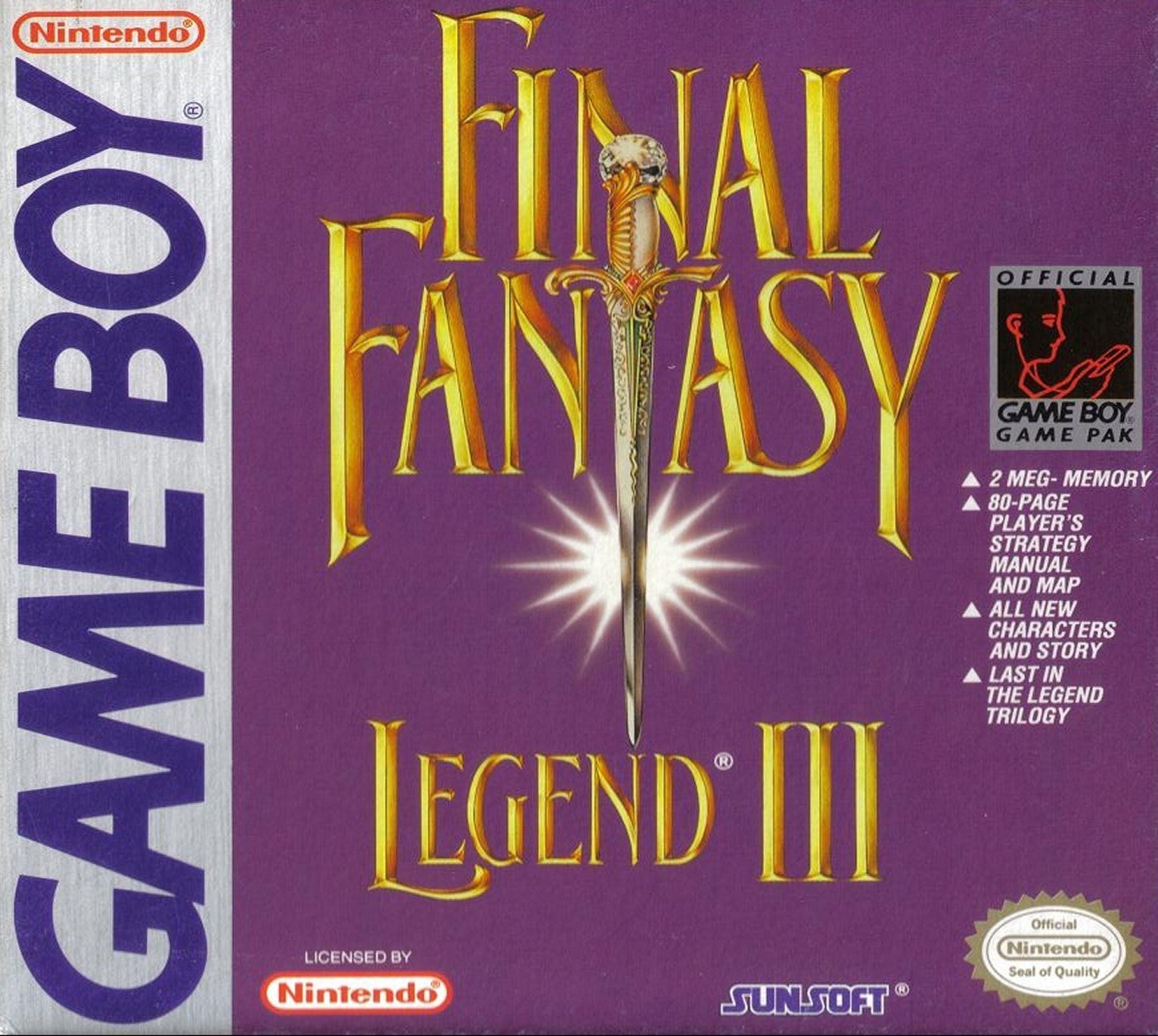 Final Fantasy Legend III - Classic JRPG Adventure Game for Nintendo Switch & Mobile | Epic Fantasy Storyline & Turn-Based Battles | Perfect for RPG Fans & Retro Gaming Enthusiasts | Great for Commuting, Travel & Weekend Gaming Sessions