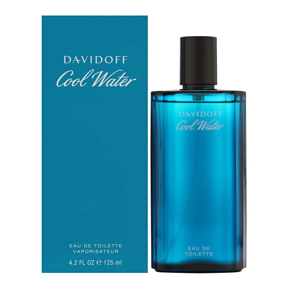 Davidoff Cool Water Eau de Toilette Spray for Men, 4.2 oz - Fresh Aquatic Cologne for Day & Night Wear, Work & Special Occasions
