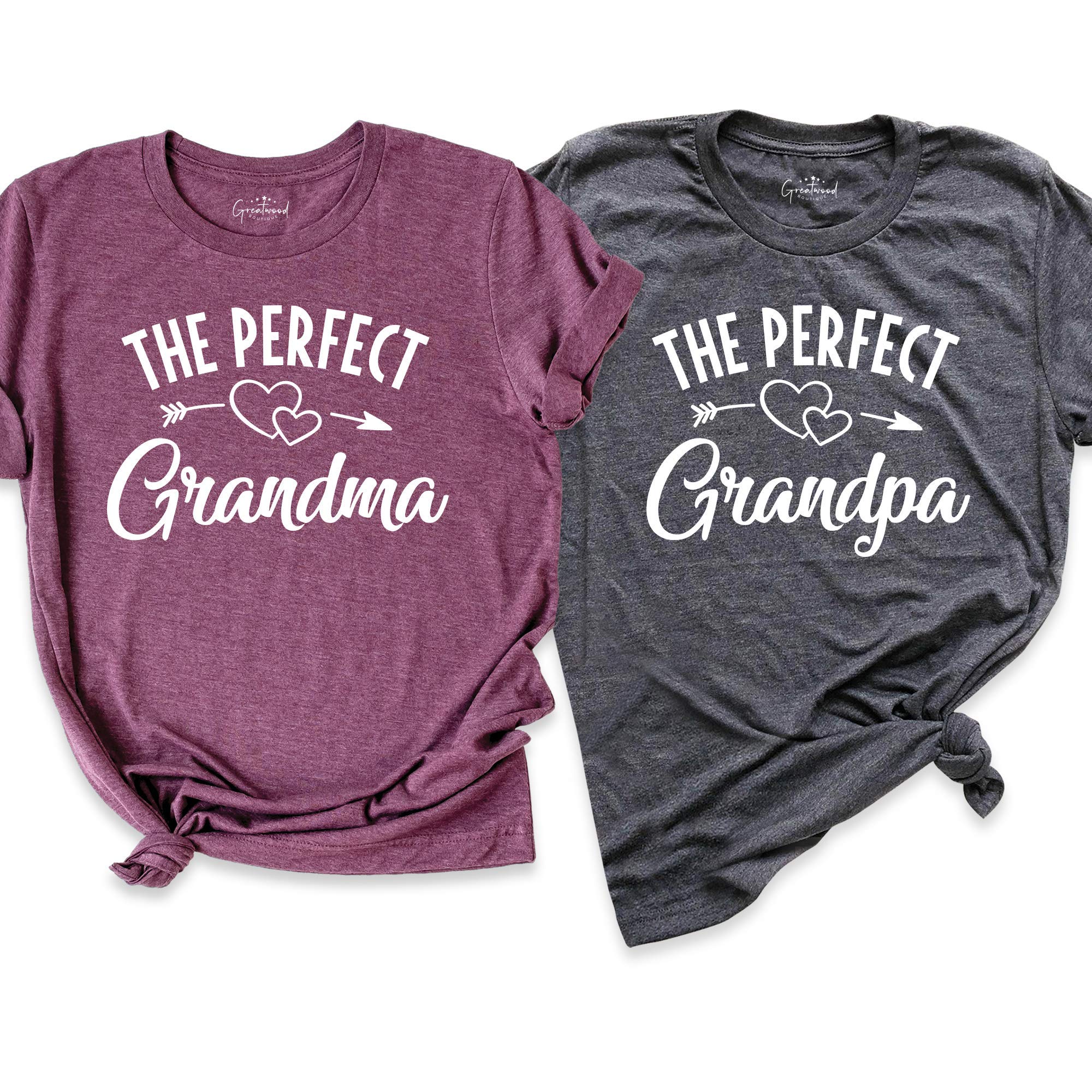 Best Grandma & Grandpa T-Shirts - Comfortable Family Matching Outfits for Grandparents Day, Mother's Day & Father's Day Gifts - Ideal for Family Reunions, Photo Shoots & Special Occasions