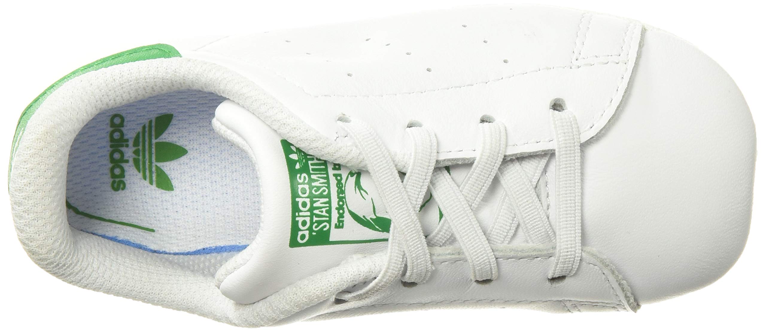 Adidas Originals Baby Boys Stan Smith Crib Shoes - Classic White Sneakers for Toddlers & Infants - Perfect for First Steps, Playtime & Casual Outings