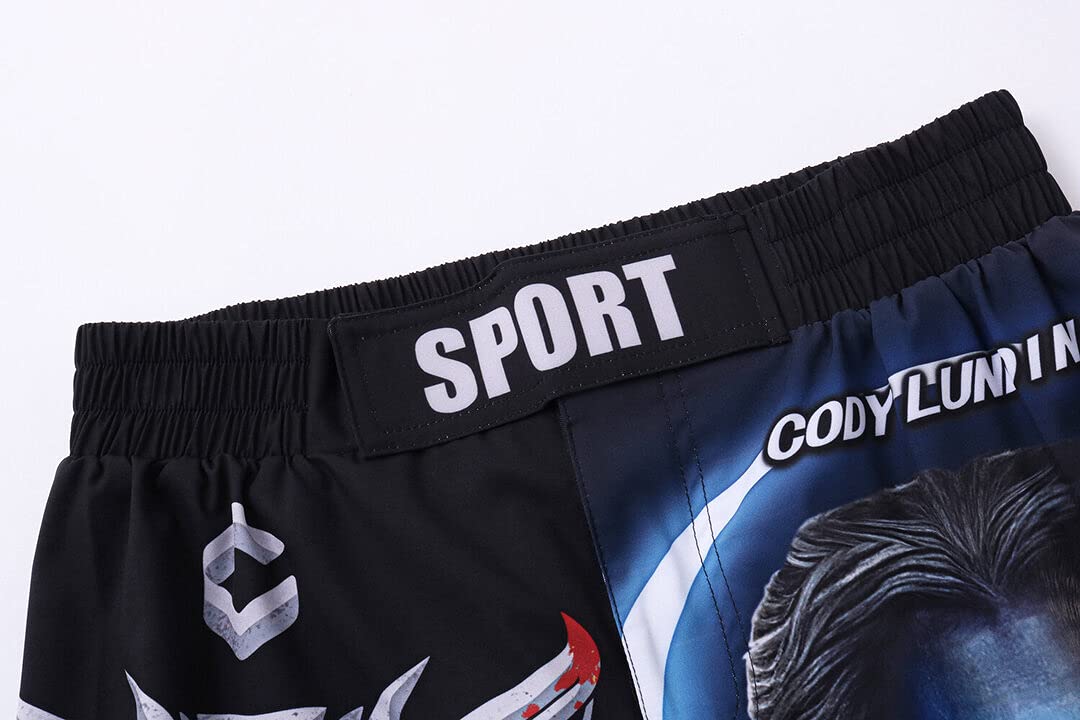 MMA Fight Shorts for Men - Breathable Sports Training Shorts & Boxing Pants | Perfect for MMA, Boxing, Gym Workouts & Martial Arts Training