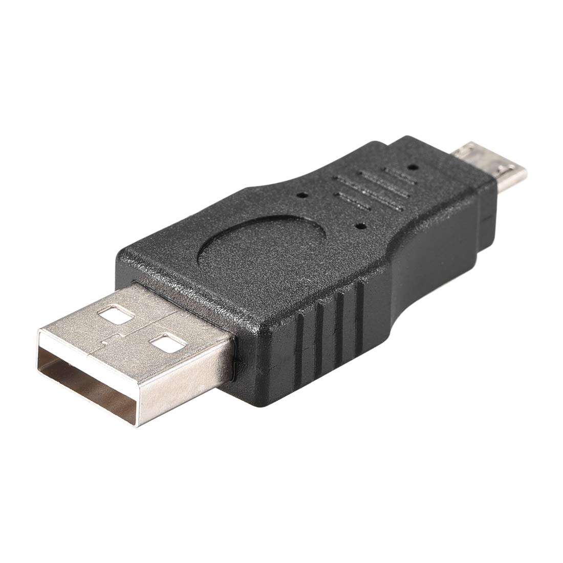 uxcell USB Male to Micro USB Male Adapter Converter - 2 Pack for Charging & Data Transfer | Compatible with Android Phones, Tablets & Other Micro USB Devices