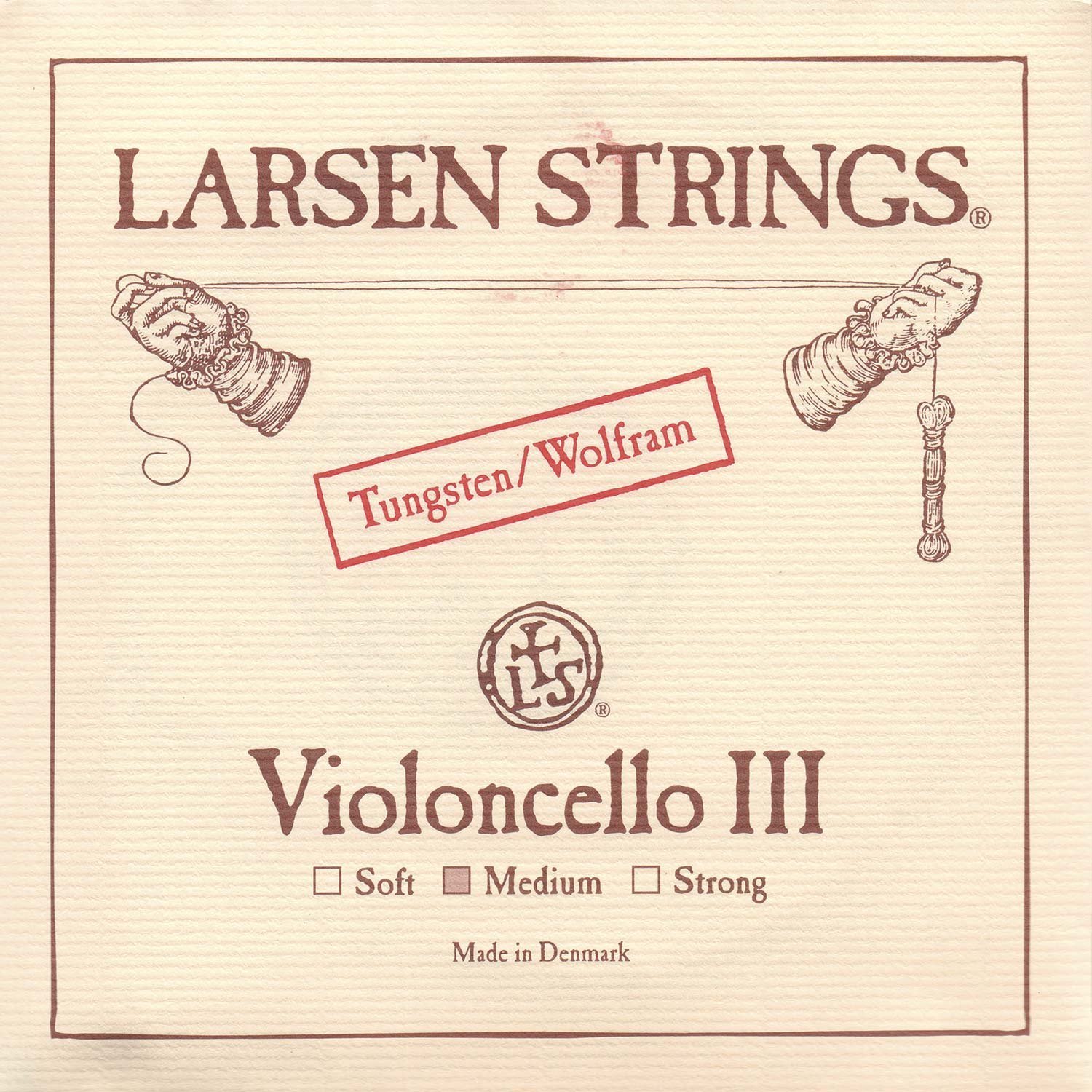 Larsen 4/4 Cello G String - Medium Tungsten-Steel Cello String for Professional & Student Cellists - Perfect for Orchestral Performances & Practice Sessions