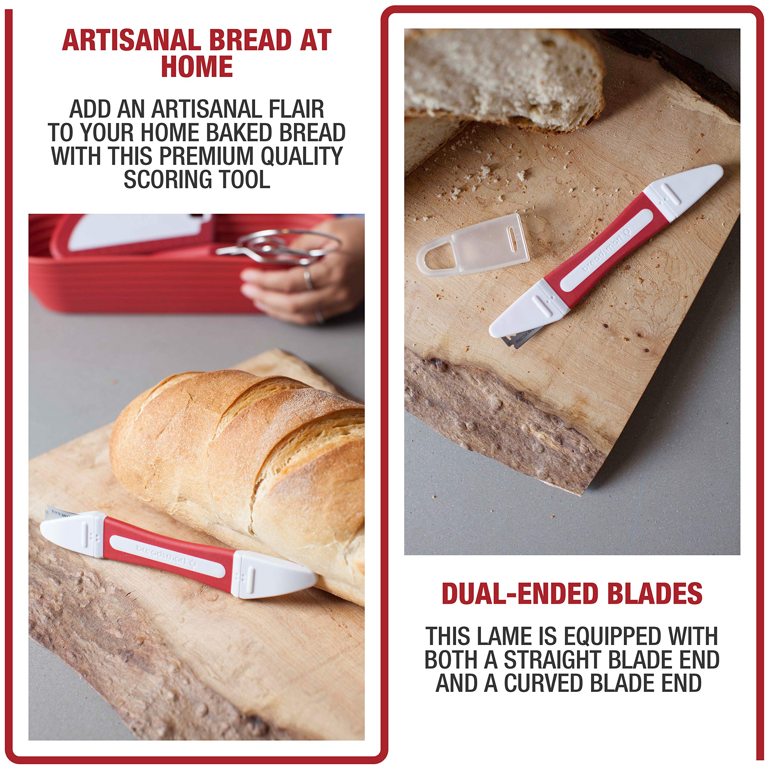 Premium Bread Lame Set - 10 Stainless Steel Blades for Professional Bread Scoring - Essential Dough Scorer Tool for Sourdough, Baguettes & Artisan Bread Baking - Perfect for Home Bakers & Professional Kitchens