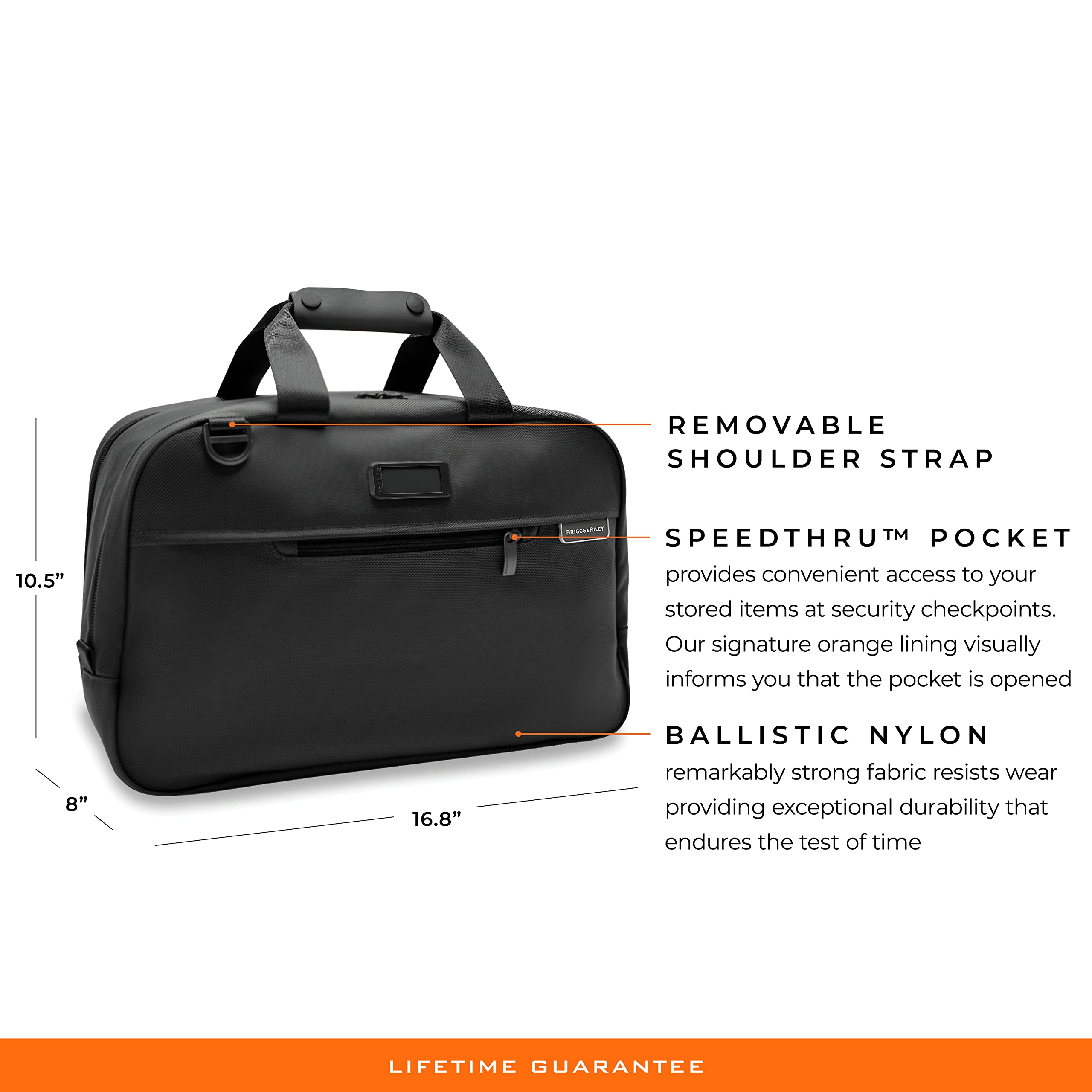 Briggs & Riley Premium Travel Duffel Bag - Water-Resistant Carry-On Luggage for Gym, Business Trips & Weekend Getaways | Durable & Spacious Travel Gear for Men & Women