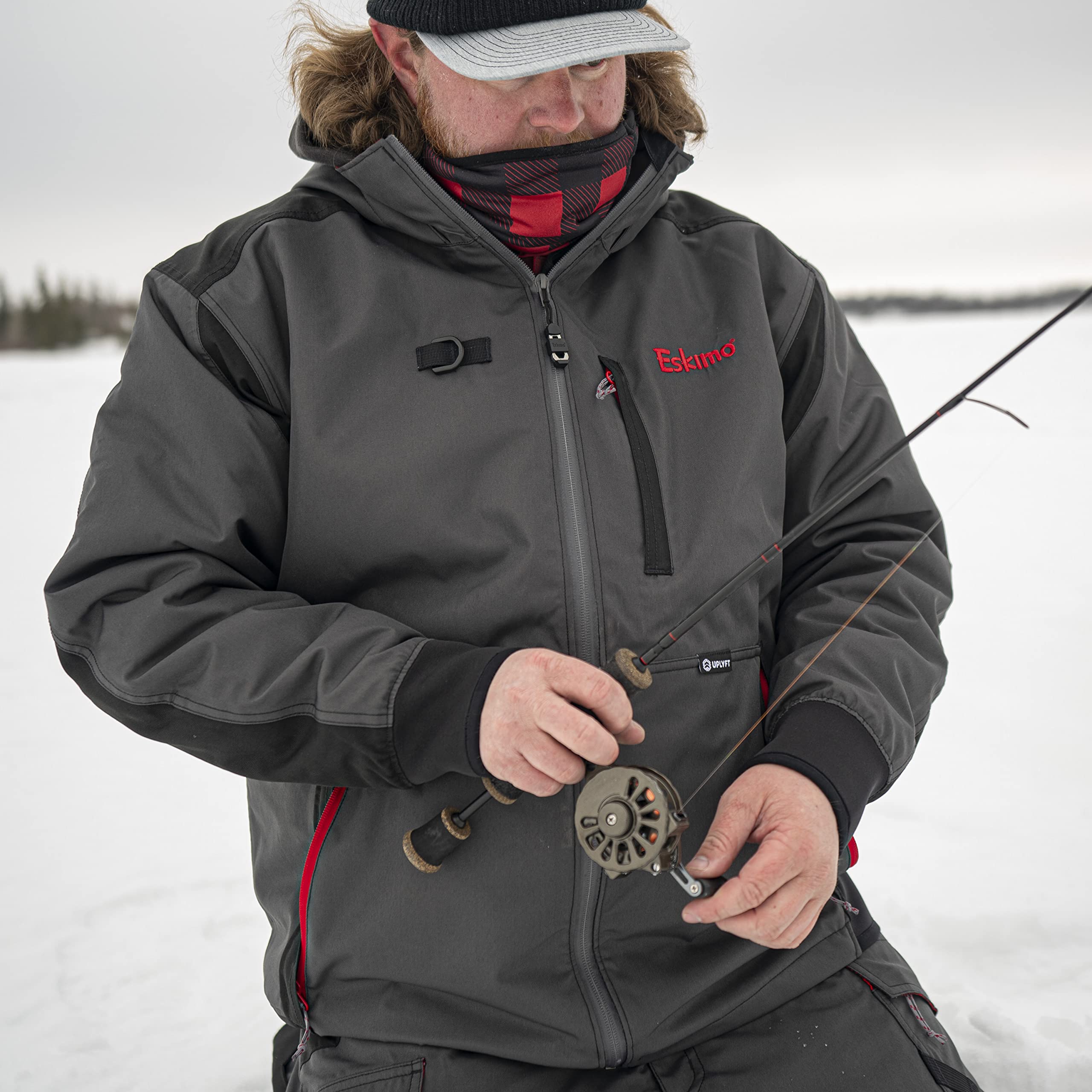 Eskimo 39438 Men's Scout Insulated Ice Fishing Jacket - Waterproof & Windproof Winter Coat for Cold Weather - Perfect for Ice Fishing, Hunting, and Outdoor Winter Activities
