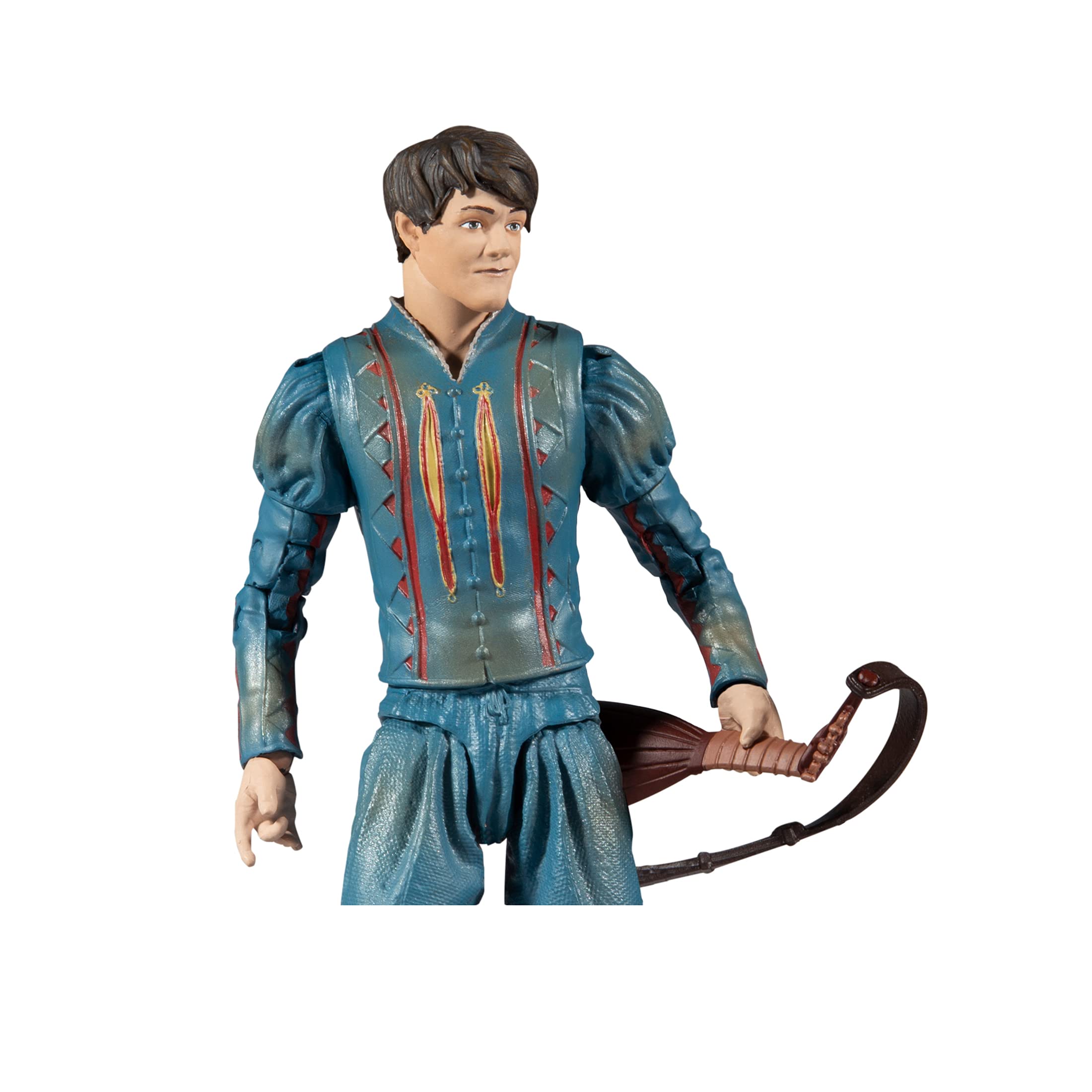 McFarlane Toys The Witcher Netflix Jaskier 7-Inch Collectible Action Figure with Accessories - Perfect for Fans, Collectors & Display in Home or Office