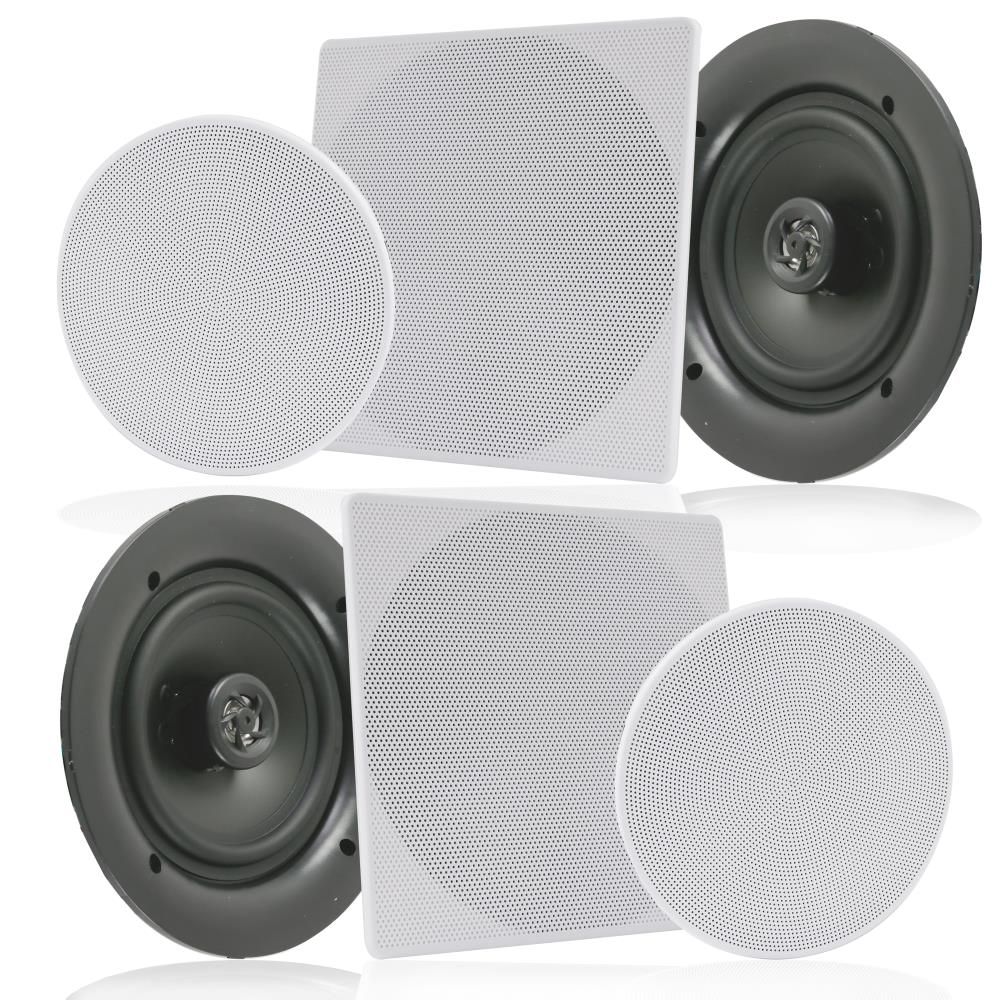 10.0'' In-Wall & Ceiling Speakers - High-Quality Home Audio System for Living Room, Bedroom, or Home Theater Installation