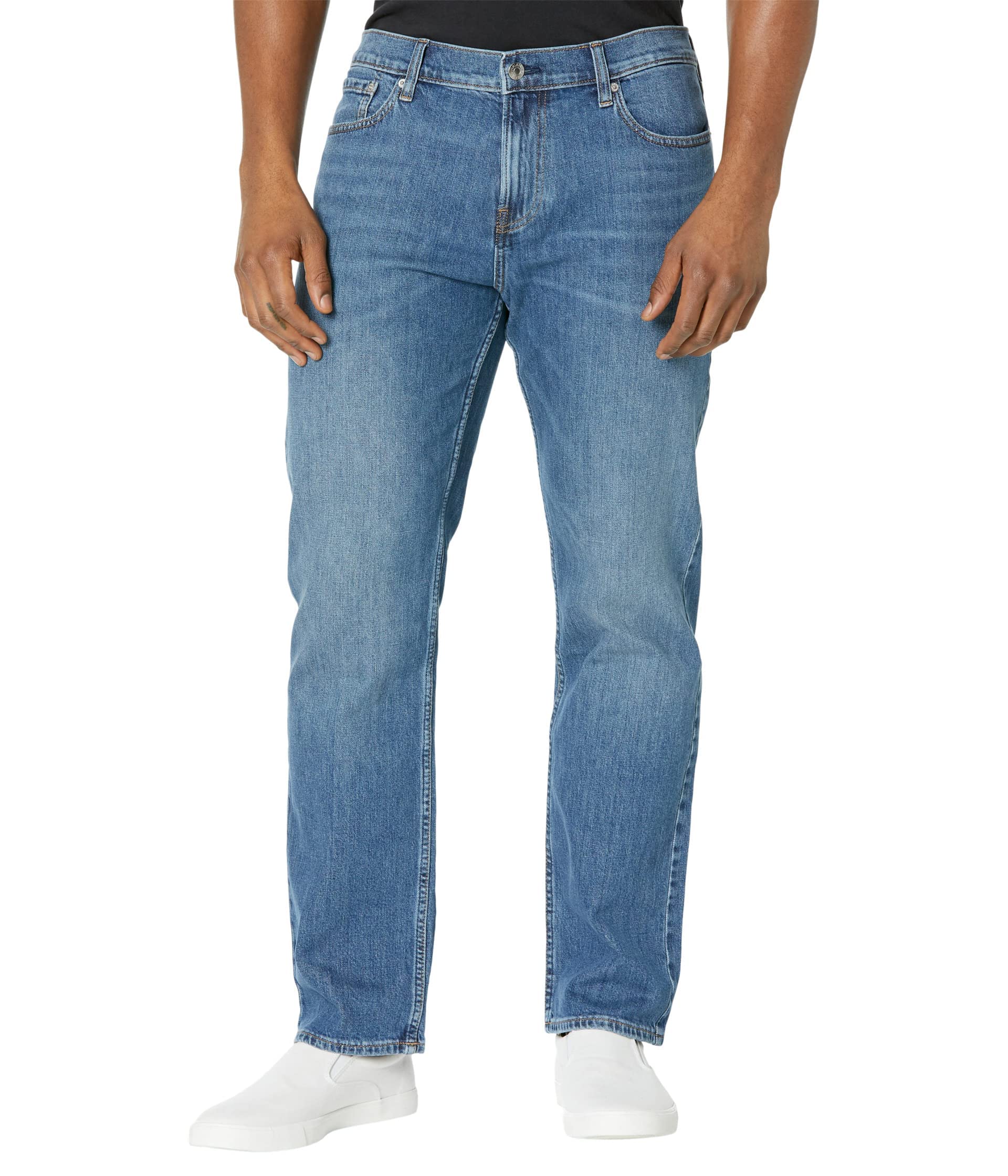 Calvin Klein Men's Straight Fit Jeans - Classic Denim Pants with Comfortable Fit | Perfect for Casual Wear, Office & Everyday Outfits