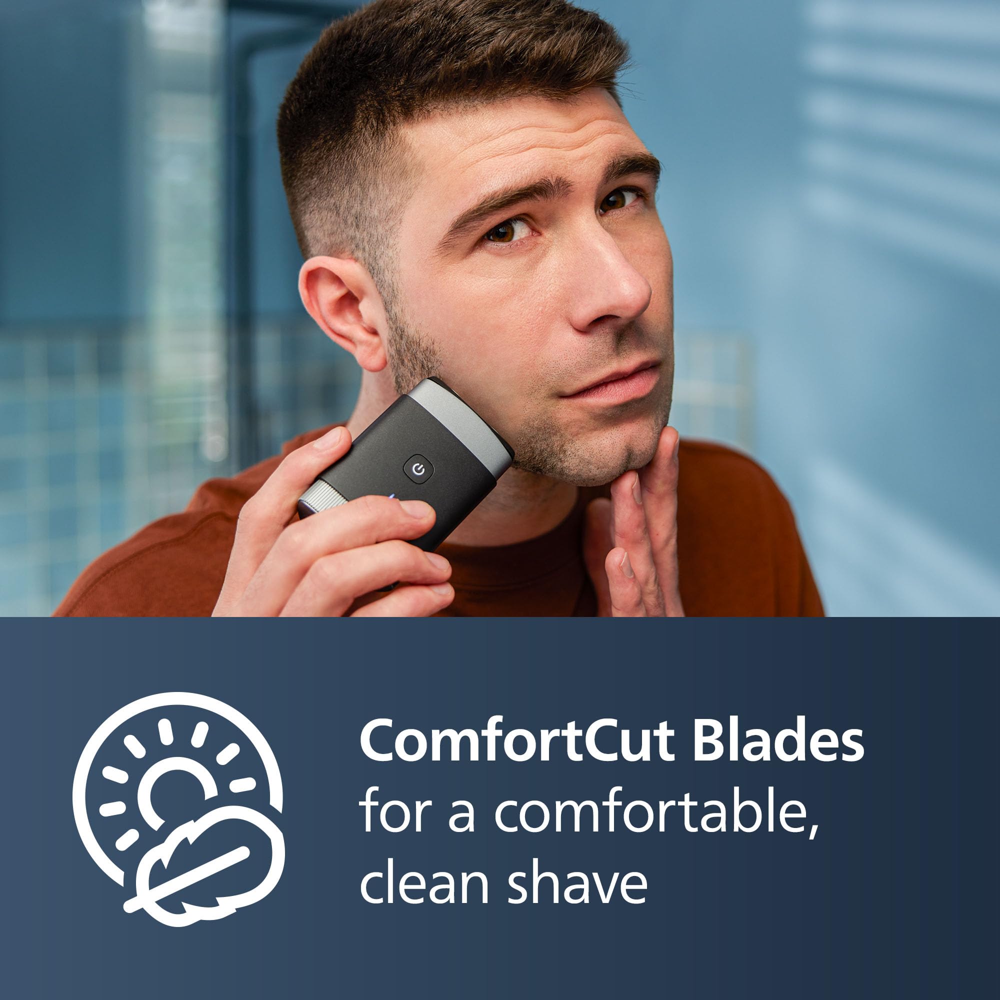 Philips Norelco Travel Groom Duo - Electric Beard Trimmer & Body Groomer with Compact Shaver, OneBlade 360, 5-in-1 Comb & Travel Case - Perfect for Travel, Gym & Home Grooming