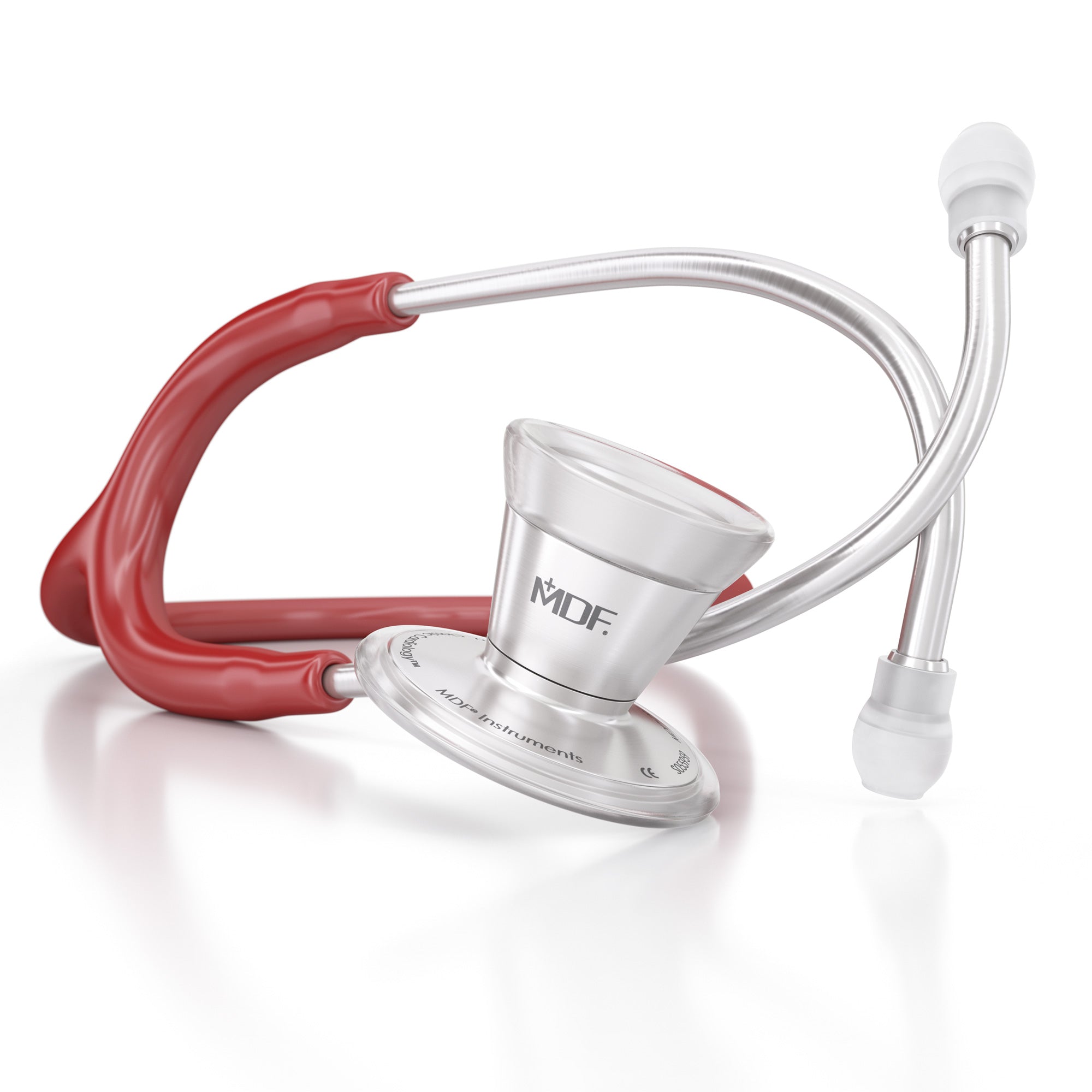 ProCardial® Stainless Steel Cardiology Stethoscope - Burgundy Red | Premium Medical Stethoscope for Doctors, Nurses & Healthcare Professionals | Ideal for Cardiac Exams, Patient Monitoring & Clinical Use