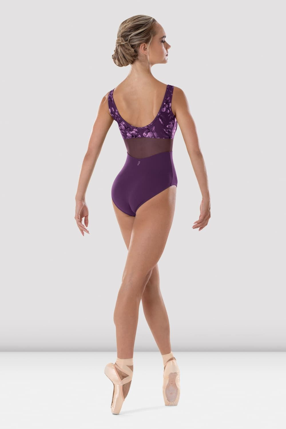 Women's Floral Print Tank Leotard - Stretchy Dancewear for Ballet, Yoga & Gymnastics - Perfect for Performances, Workouts & Dance Classes