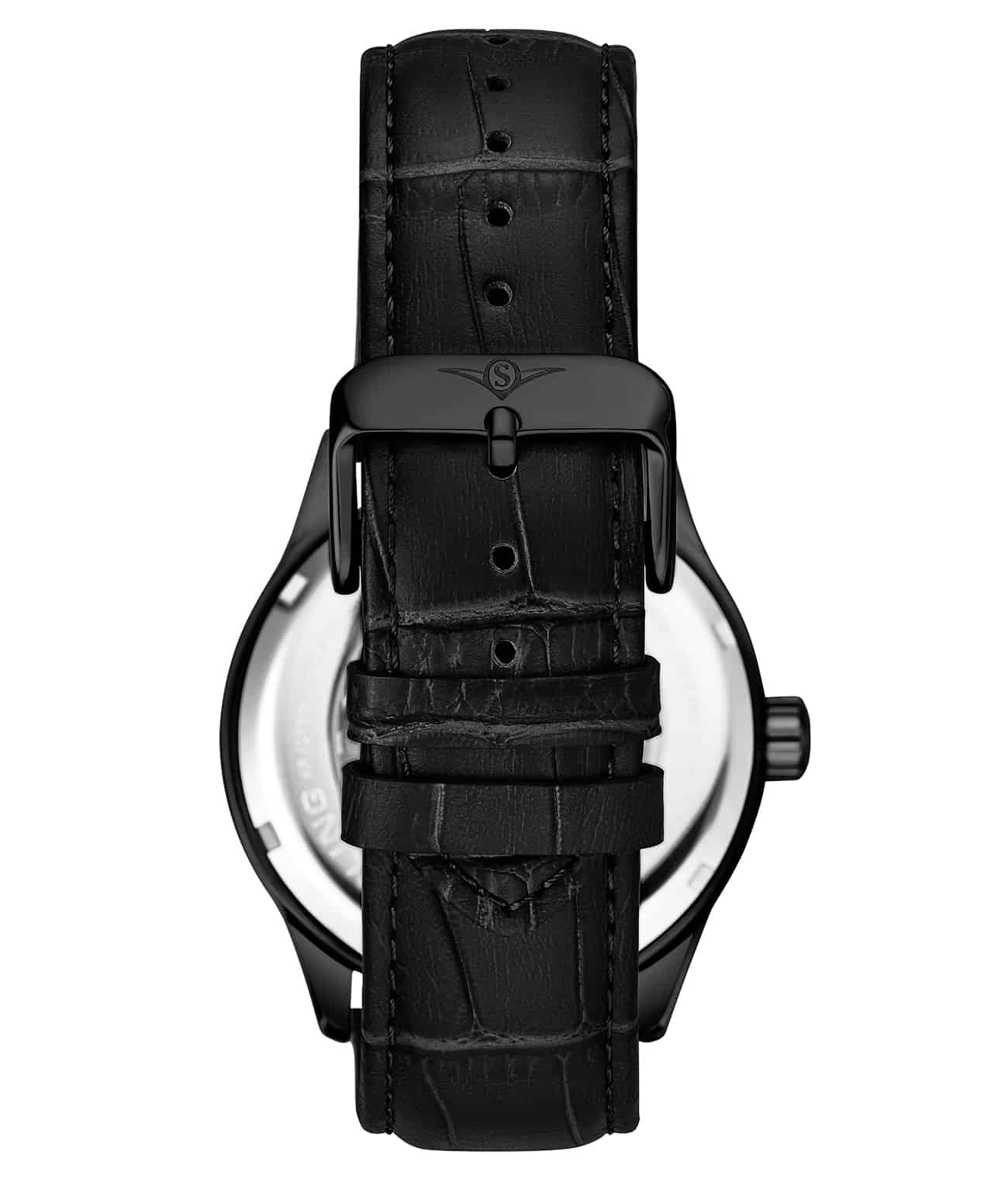 Denmark 3947 Automatic 42mm Skeleton Watch for Men - Luxury Stainless Steel Mechanical Timepiece - Perfect for Business, Formal Events & Everyday Wear