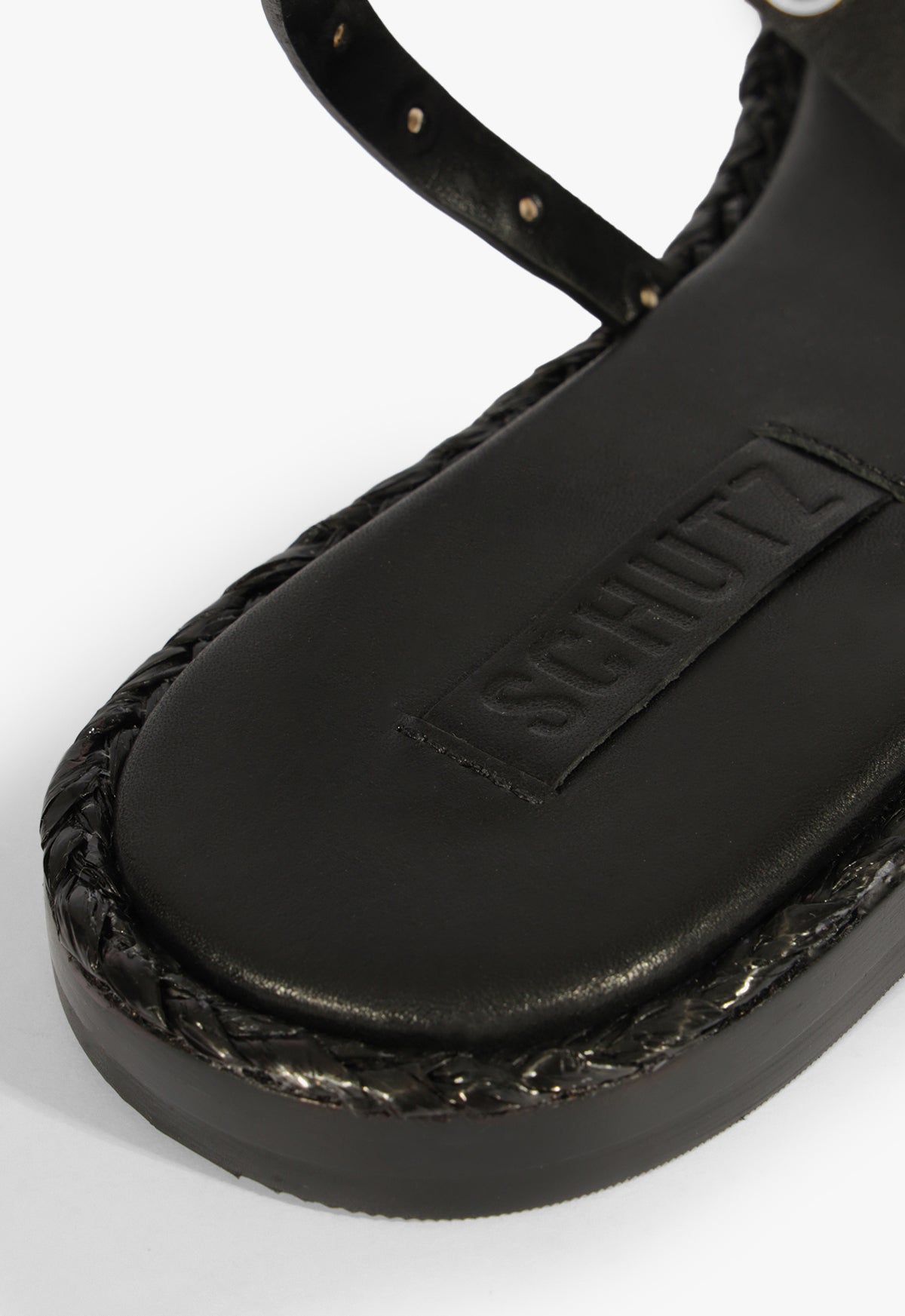 Annette Black Leather Sandals for Women - Comfortable Strappy Summer Sandals with Cushioned Footbed | Perfect for Beach, Vacation & Casual Outfits