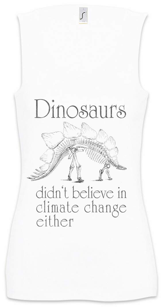 Dinosaurs Climate Change Women's Tank Top - Gym Fitness Training Shirt for Workouts & Casual Wear