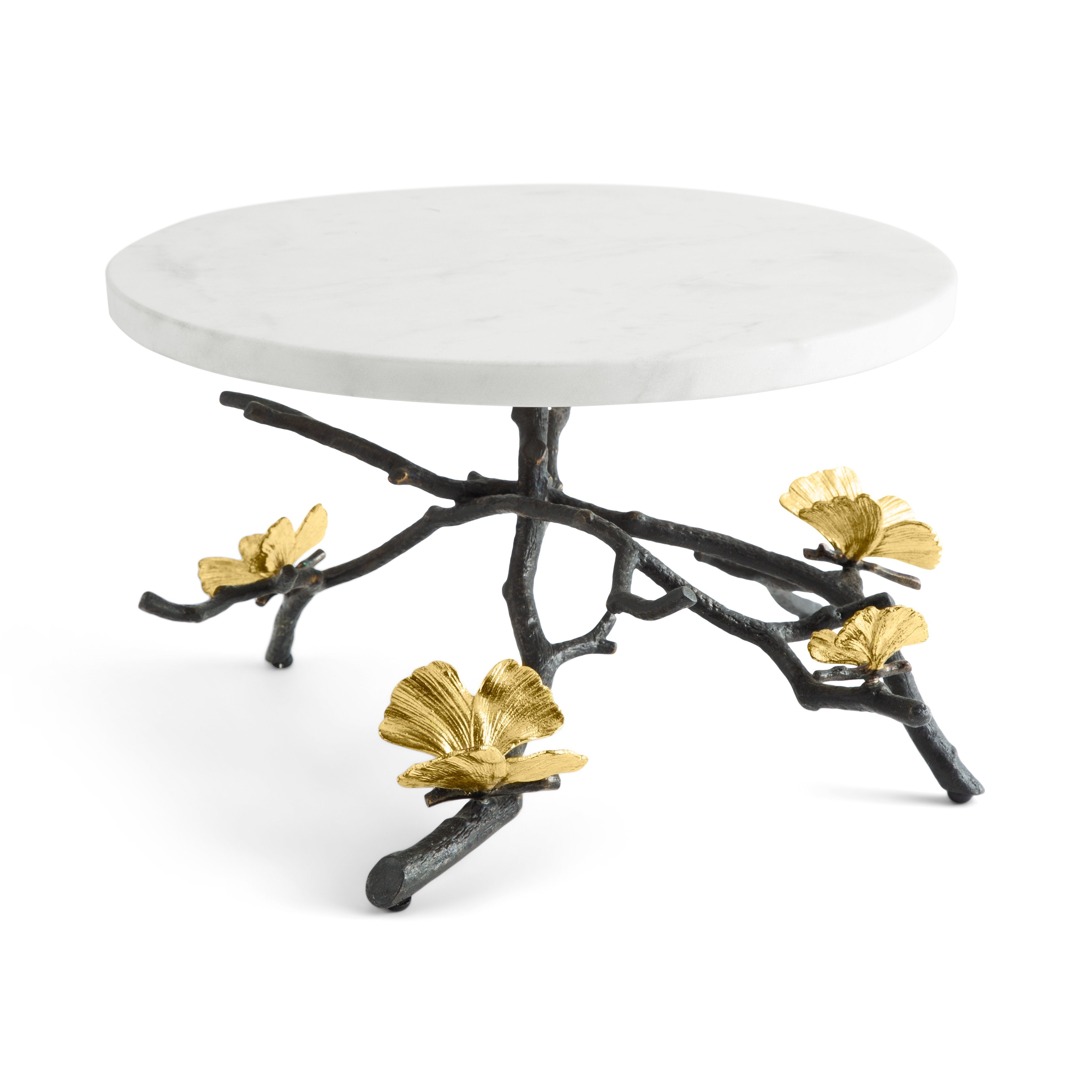 Elegant Butterfly Ginkgo Cake Stand - 3-Tier Dessert Display for Wedding, Birthday & Tea Party Decor