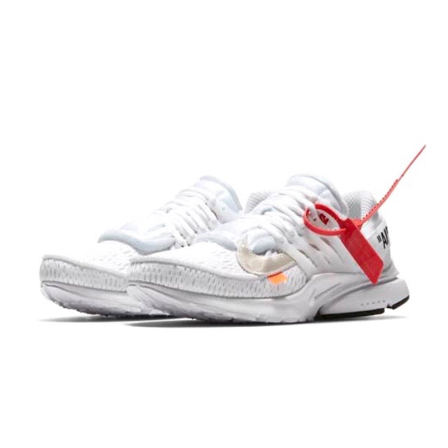 OFF WHITE x Nike Air Presto White Black Sneakers - Men's Running Shoes for Streetwear & Casual Wear