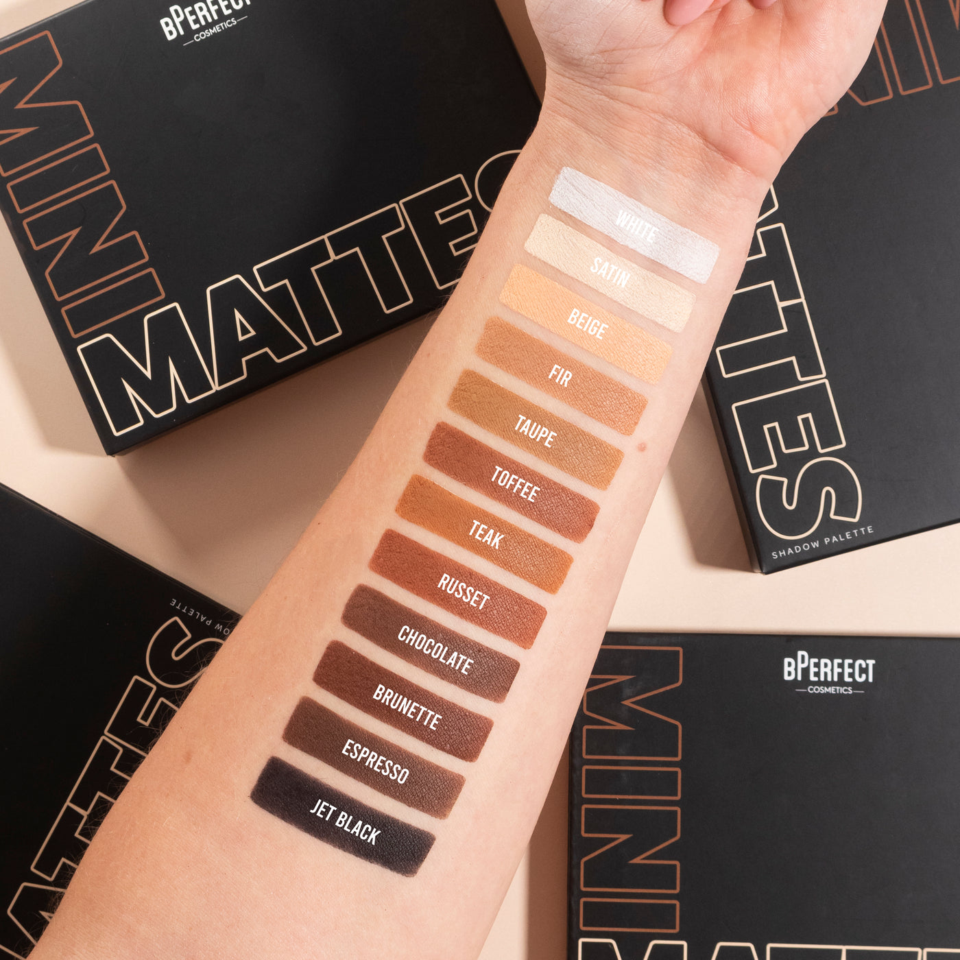 Mini Mattes Eyeshadow Palette - 12 Neutral Matte Shades for Everyday Makeup | Perfect for Travel, Professional & Natural Looks