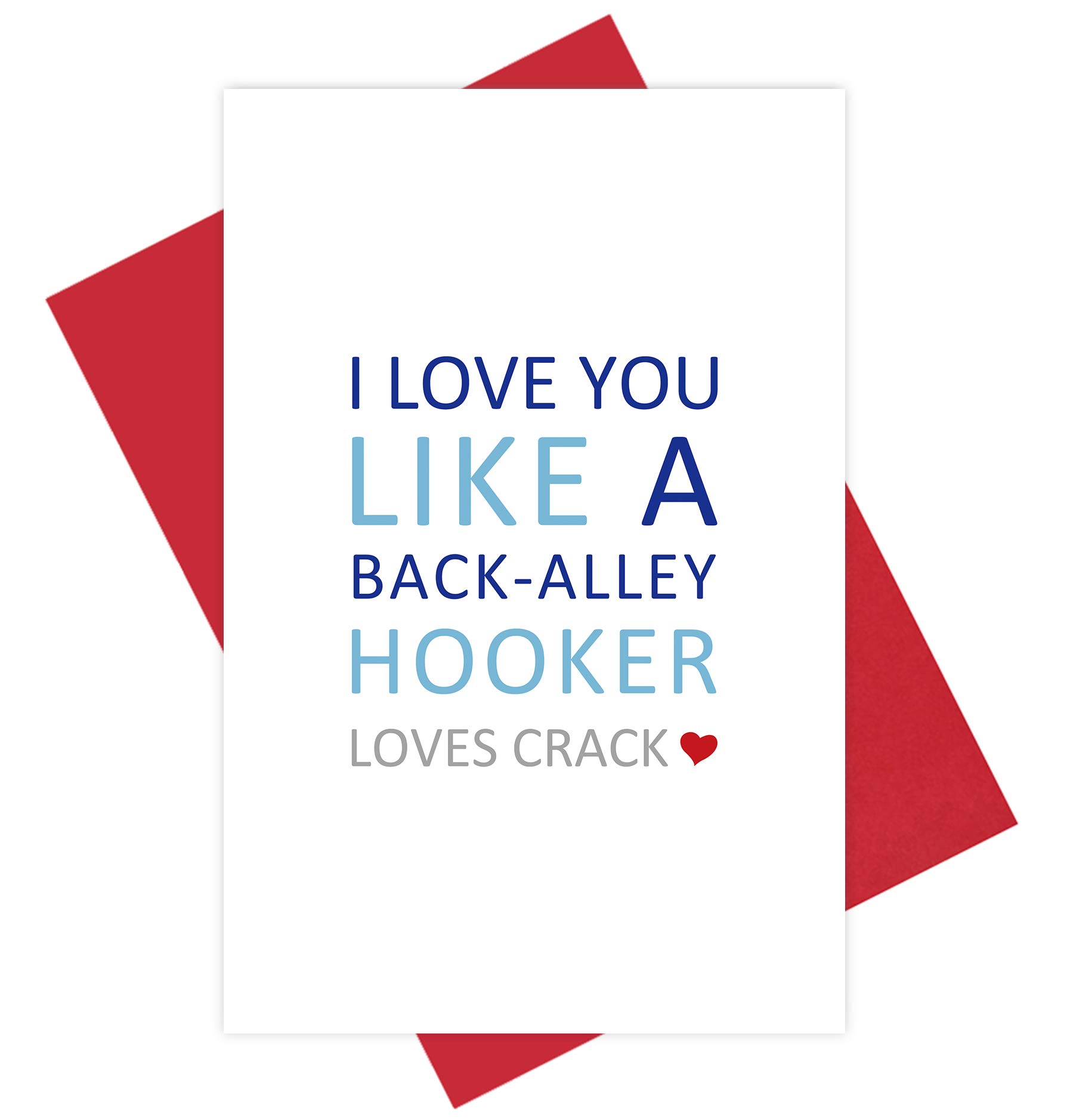 Alzombi Adult Rude Anniversary Card - Naughty Love Greeting Card for Husband & Boyfriend - Funny Valentine's Day Card for Couples - Perfect for Anniversaries, Romantic Gifts & Humorous Occasions