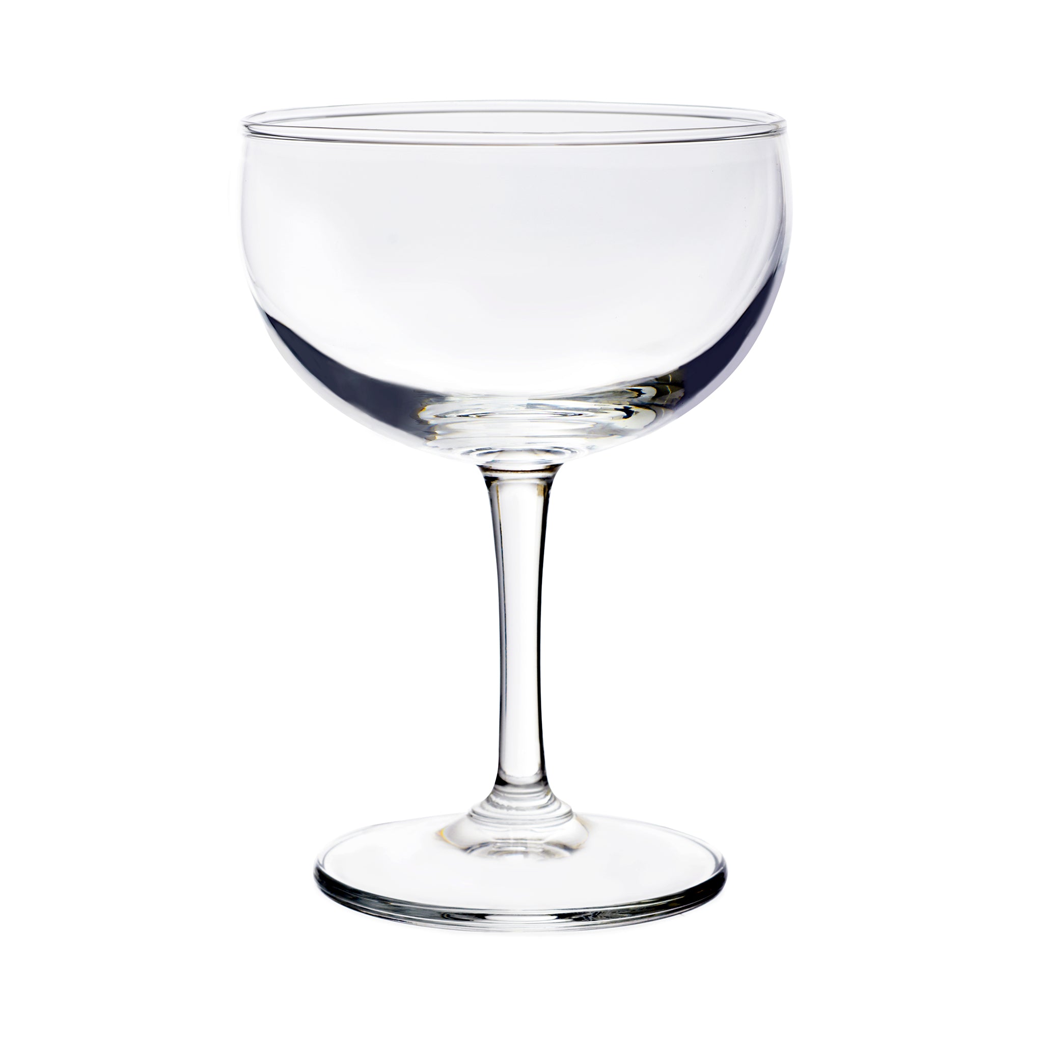 Leopold® Coupe Glass Set - 6 Pack (7.5oz/225ml Each) - Elegant Champagne & Cocktail Glasses for Parties, Weddings & Home Bar Use