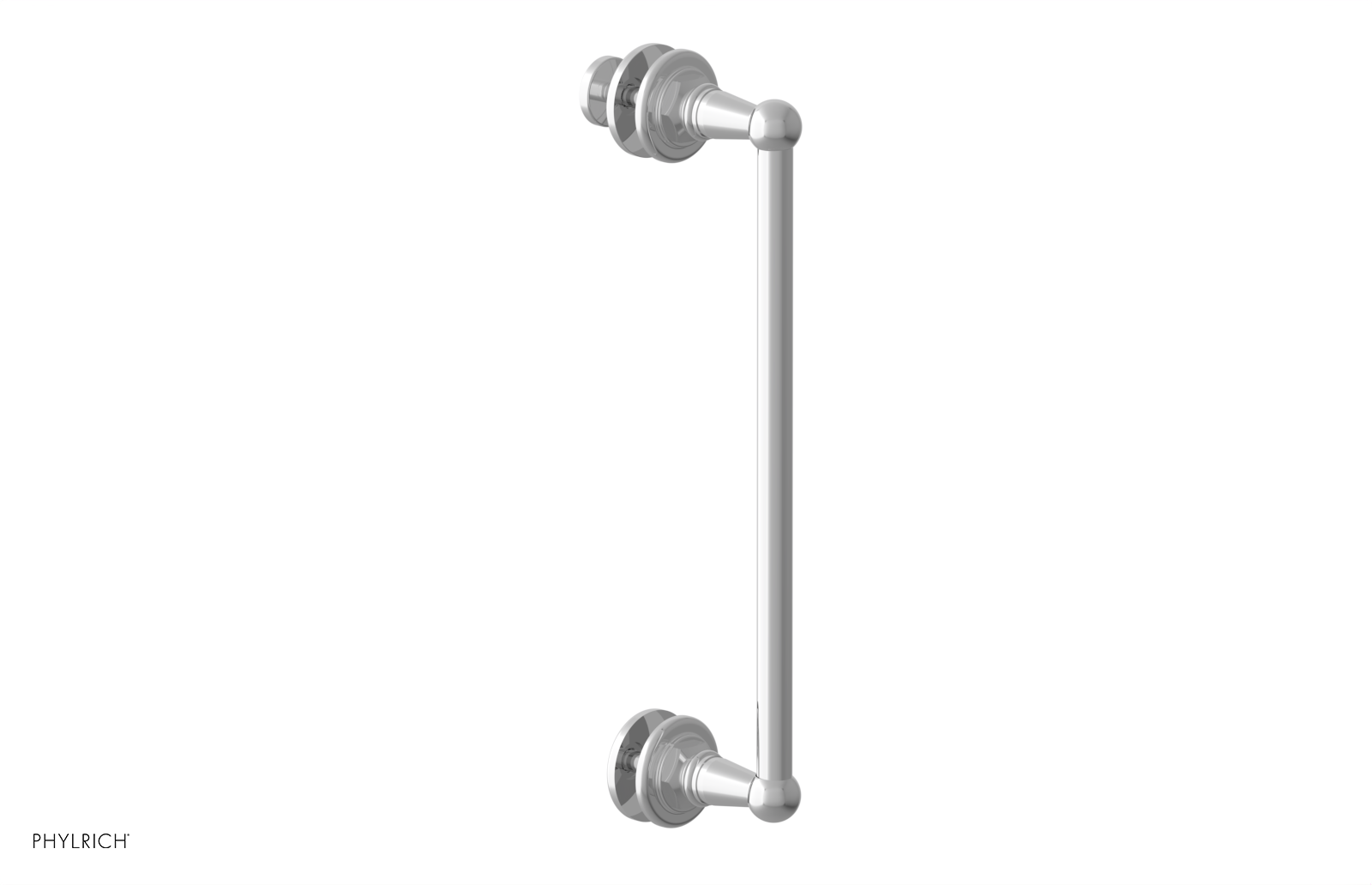 Jamestown 12 Single Sided Shower Pull 165 92 12 - Premium Bathroom Hardware for Easy Shower Door Operation