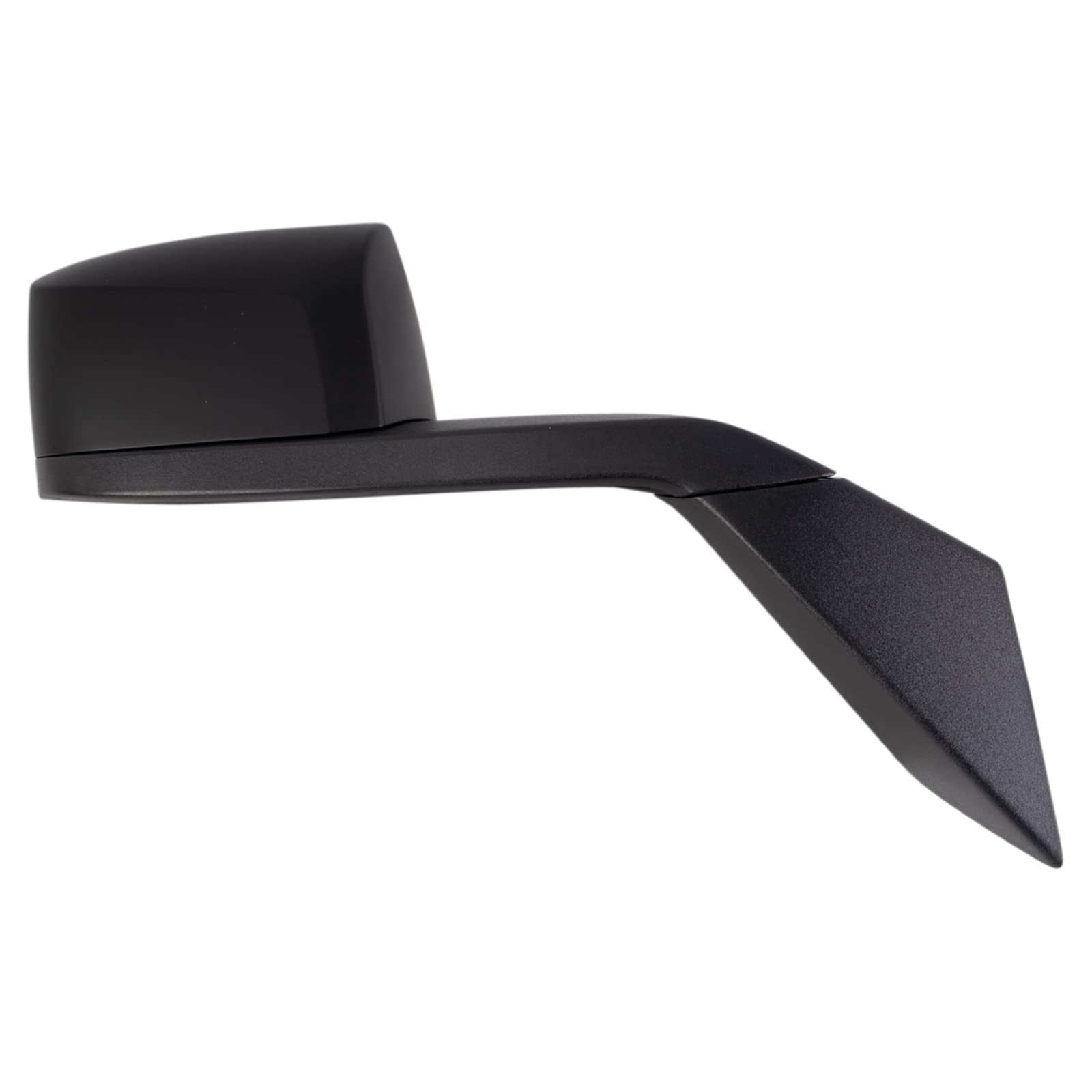TRQ Passenger Side Right Mirror with Black Cover - Compatible with 2004-2014 Volvo VNL Trucks (Non-Heated, Non-Memory) - Perfect for Replacement & Heavy-Duty Truck Maintenance