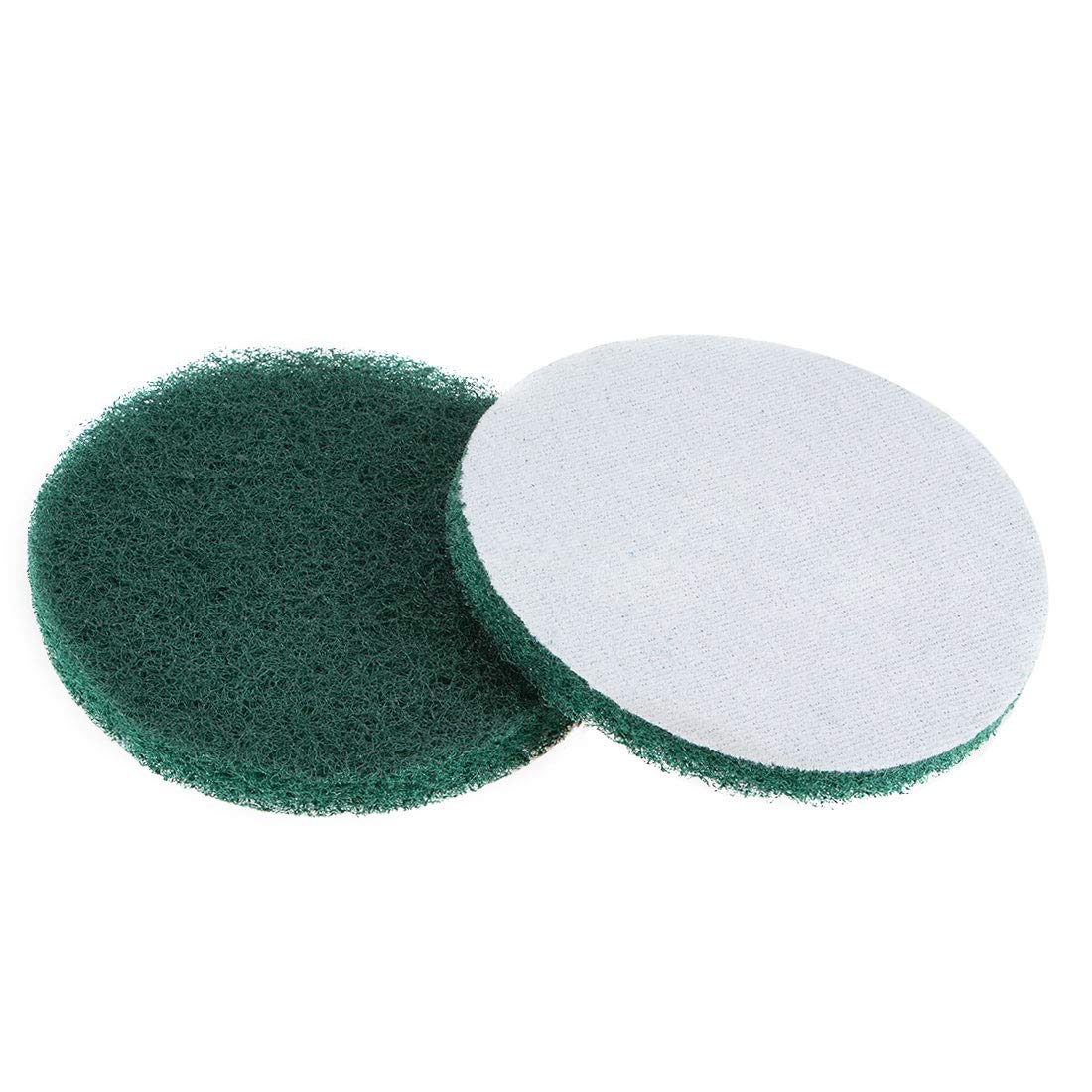 uxcell 5 Inch 240 Grit Drill Power Brush - Heavy Duty Tile Scrubber & Scouring Pads for Grout Cleaning, 2 Pack - Perfect for Bathroom, Kitchen & Floor Deep Cleaning