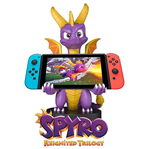 Spyro Reignited Trilogy & Spyro Cable Guy XXL Controller Holder - Exclusive Amazon Edition for Nintendo Switch - Perfect for Gaming Enthusiasts & Collectors
