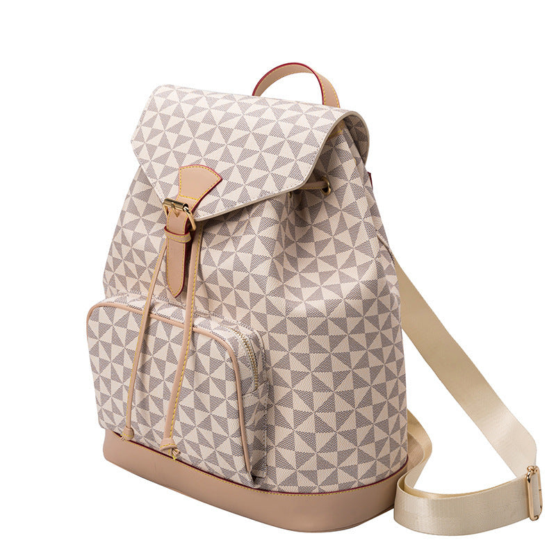 Eco-Friendly Vegan Leather Drawstring Rope Backpack - Stylish & Sustainable for Travel, Hiking & Daily Use