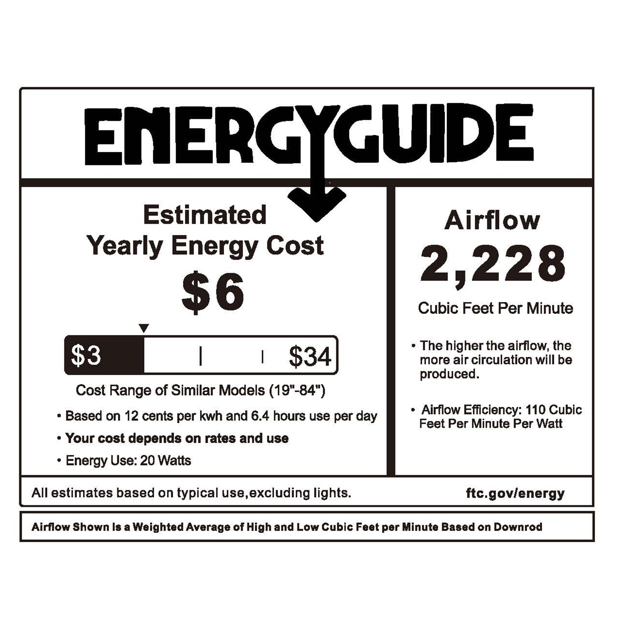 Aspen II Low Profile Smart Ceiling Fan with LED Light and Remote Control - Perfect for Indoor and Outdoor Use in Living Rooms, Bedrooms, and Patios