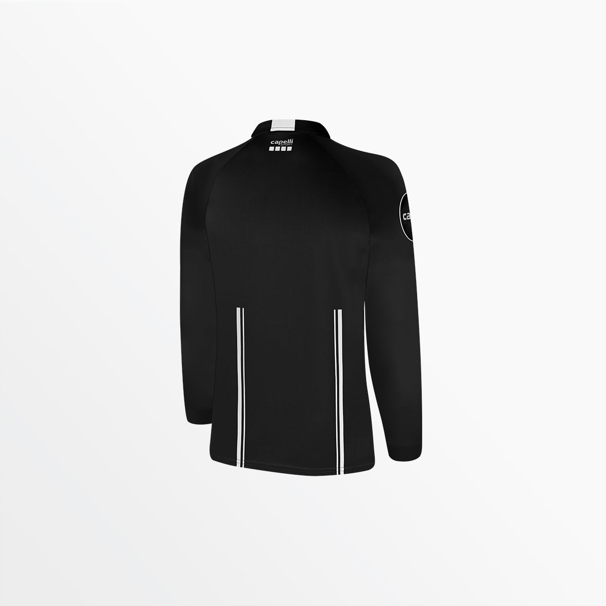 Women's Official Referee V-Neck Long Sleeve Jersey - Comfortable Sports Shirt for Soccer, Basketball & Volleyball Games, Training & Outdoor Activities