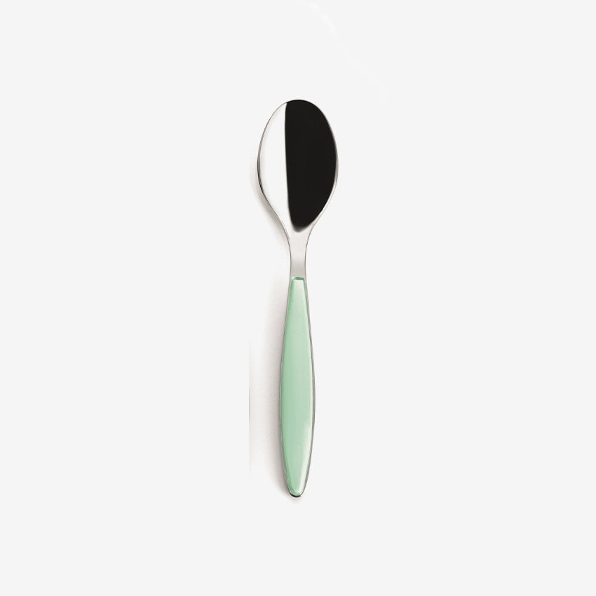 Guzzini Feeling Teaspoon Set - Premium Stainless Steel Tea Spoons for Coffee, Dessert, and Tea - Perfect for Home, Cafe, and Restaurant Use