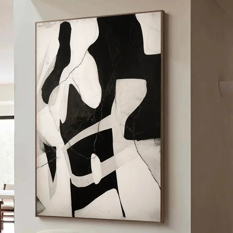 Abstract Tranquility Art Painting - Modern Wall Decor for Living Room & Bedroom - Handmade Canvas Artwork #WS006 | Perfect for Home, Office & Meditation Spaces