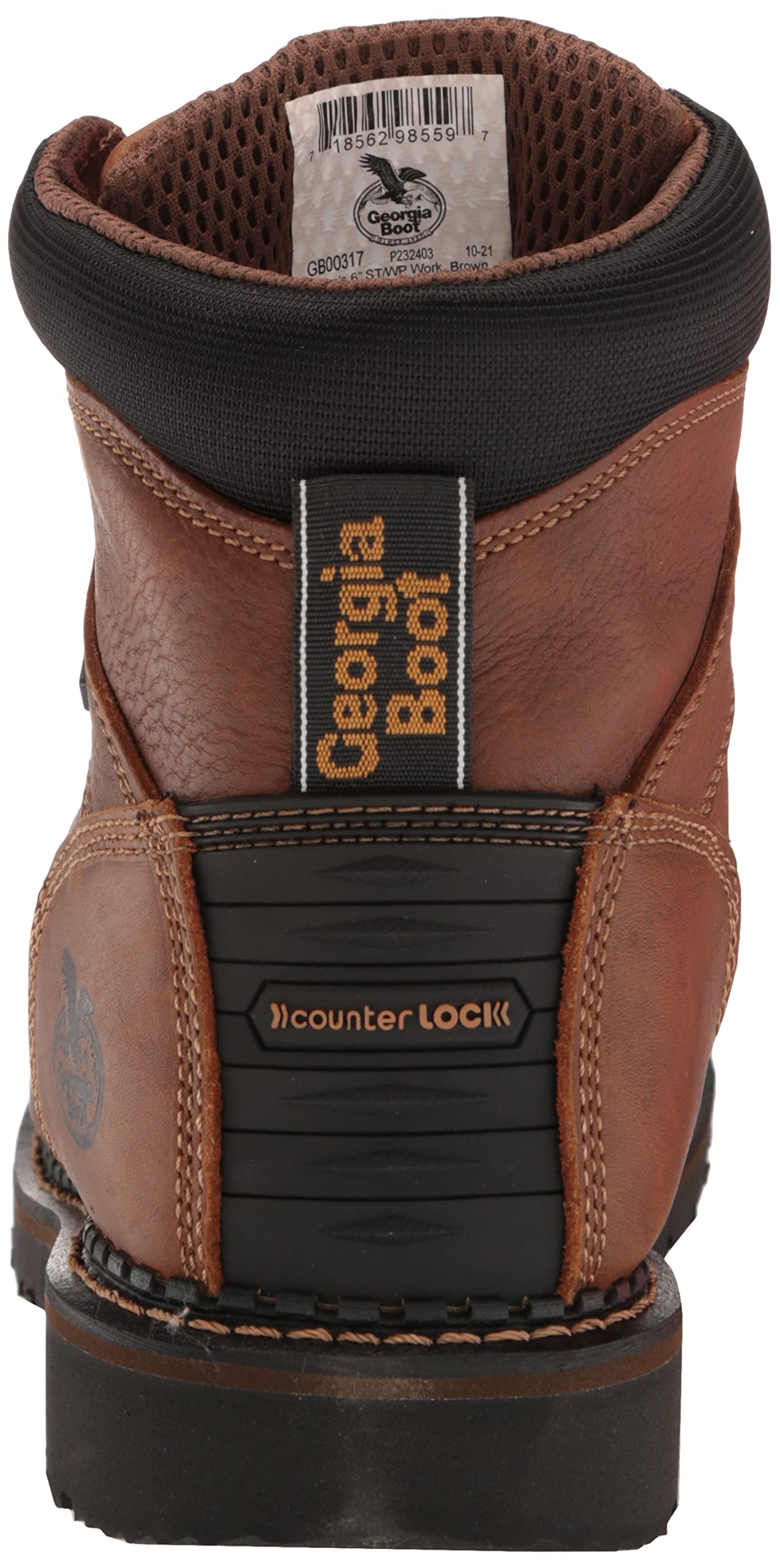 Georgia Boot Men's Giant Revamp Work Boots – Waterproof, Steel Toe, Slip-Resistant for Construction & Outdoor Work