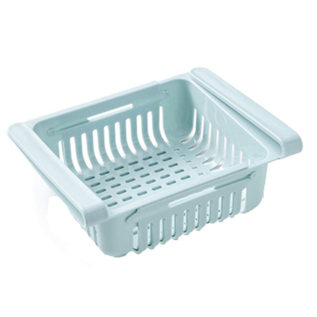 Yu2d Kitchen Storage Shelf - Refrigerator Drawer Organizer for Plates, Food Containers & Home Organization | Perfect for Pantry, Fridge & Cabinet Storage Solutions