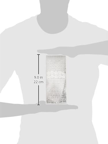 Anitas Outline Stickers - Sparkling Stars Silver on White for Scrapbooking, Card Making & Kids Crafts | Perfect for Homework, Art Projects, DIY Decor on Paper, Cards, Glass, Metal & Plastic Surfaces | Great for School Projects, Gift Wrapping & Home Decoration