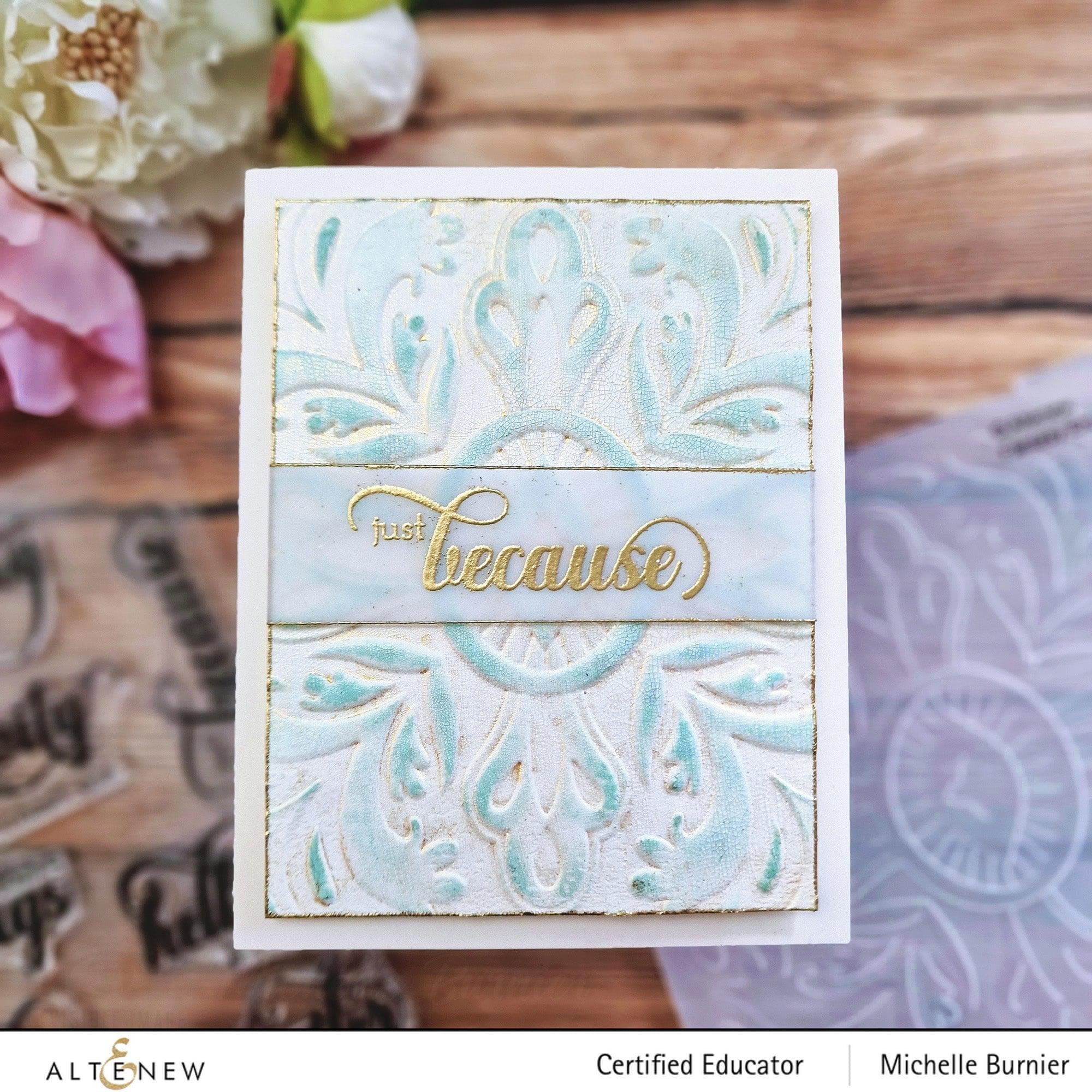 Fantasy Emblem 3D Embossing Folder for Card Making & Scrapbooking - DIY Paper Craft Supplies