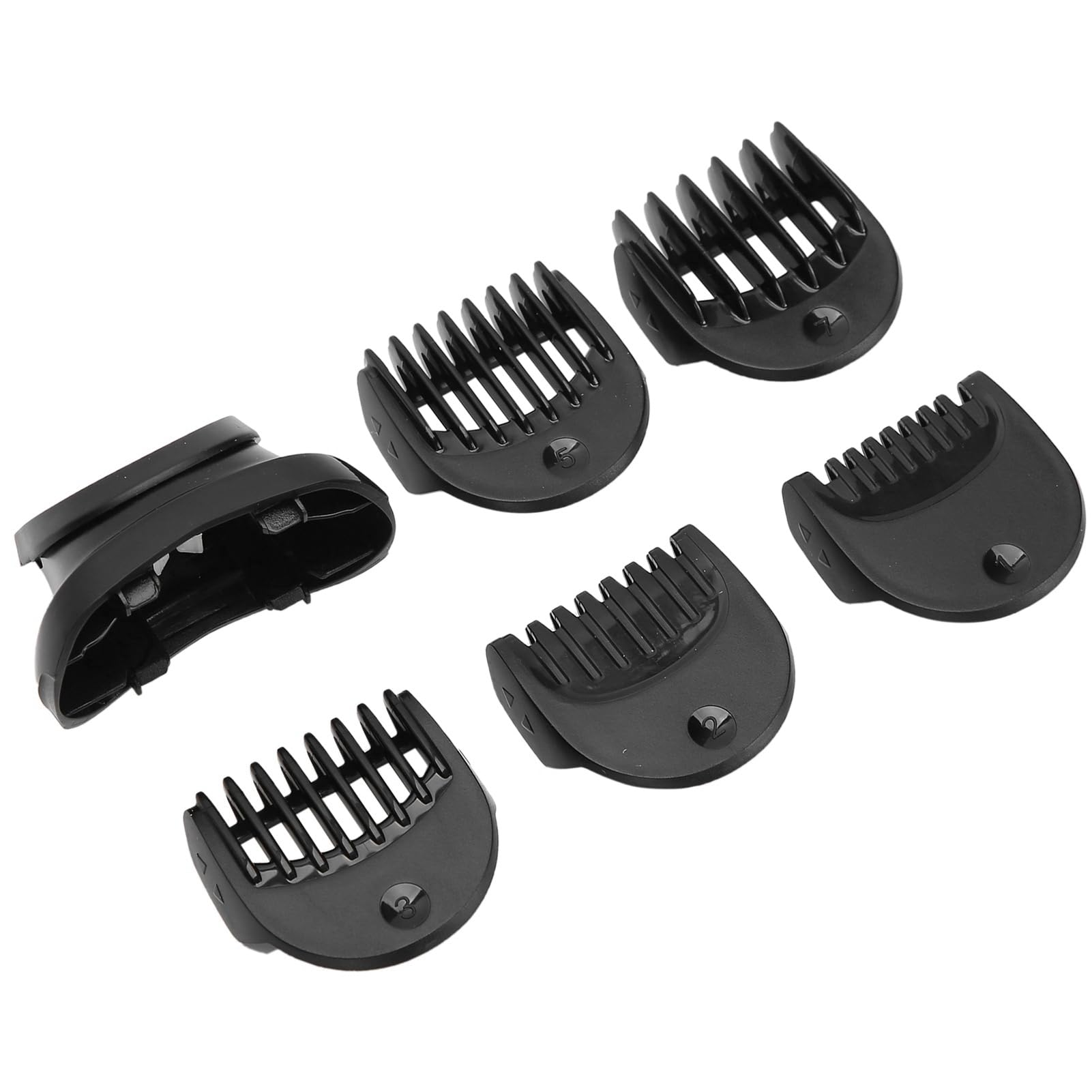 Braun Series 3 Replacement Shaver Heads with 5 Guide Combs - Electric Shaver & Beard Trimmer Accessories for Men - Perfect for Home, Travel & Daily Grooming Routine