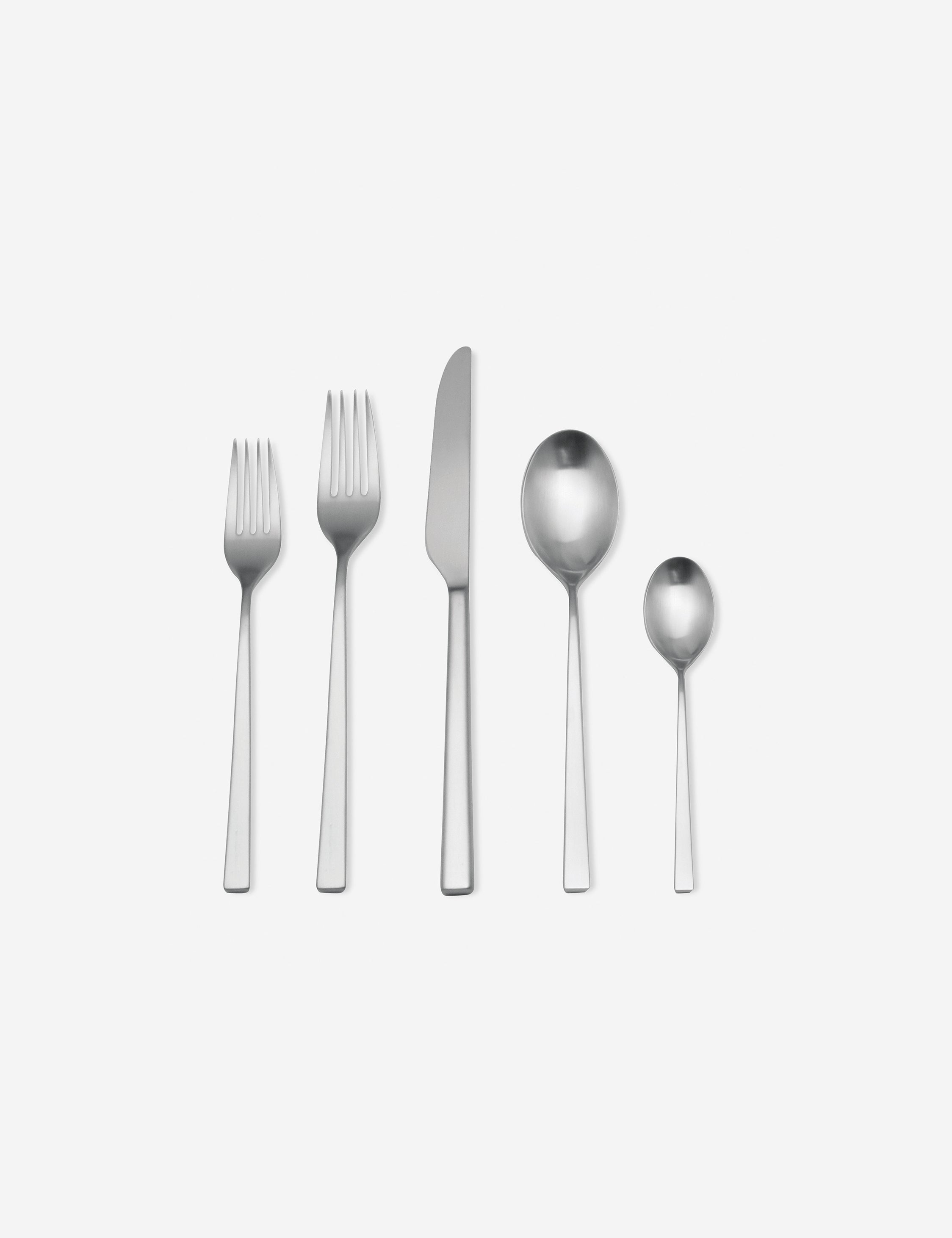 Premium Mepra Atena 5-Piece Flatware Set - Stainless Steel Silverware for Fine Dining, Wedding Gifts & Elegant Table Settings
