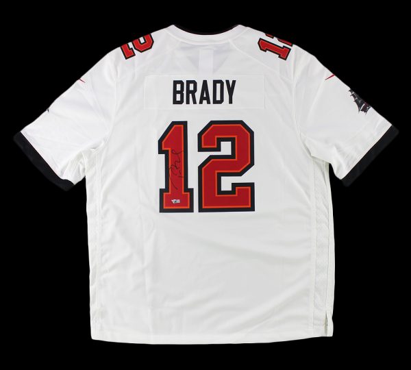 Authentic Tom Brady Signed Tampa Bay Buccaneers Nike Game White NFL Jersey - Perfect for Collectors, Sports Memorabilia Fans & Game Day Display
